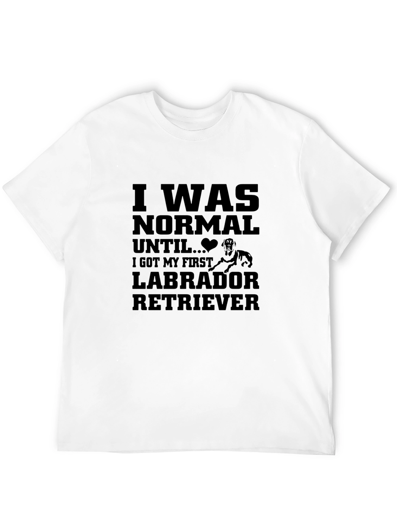 I Was Normal Until Labrador Retriever T-Shirt