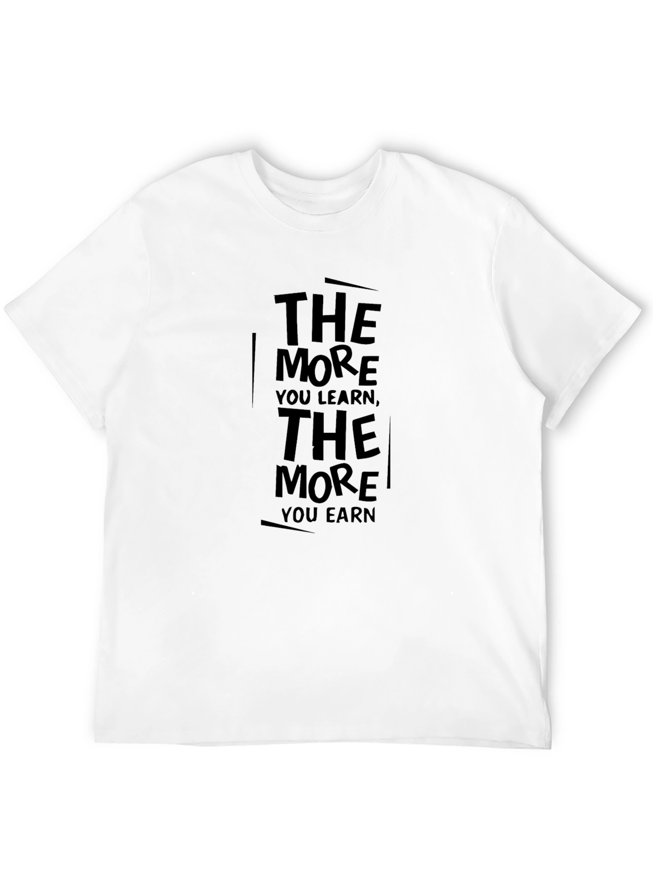 The More You Learn Graphic T-Shirt