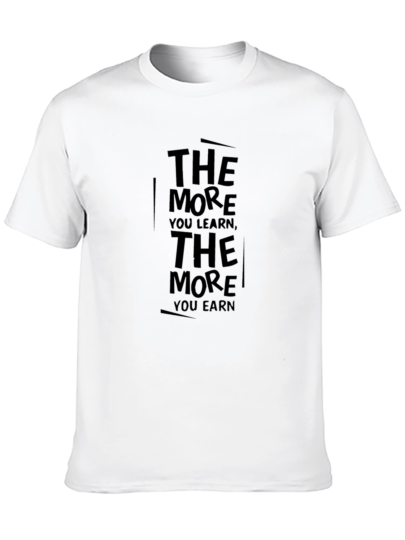 The More You Learn Graphic T-Shirt