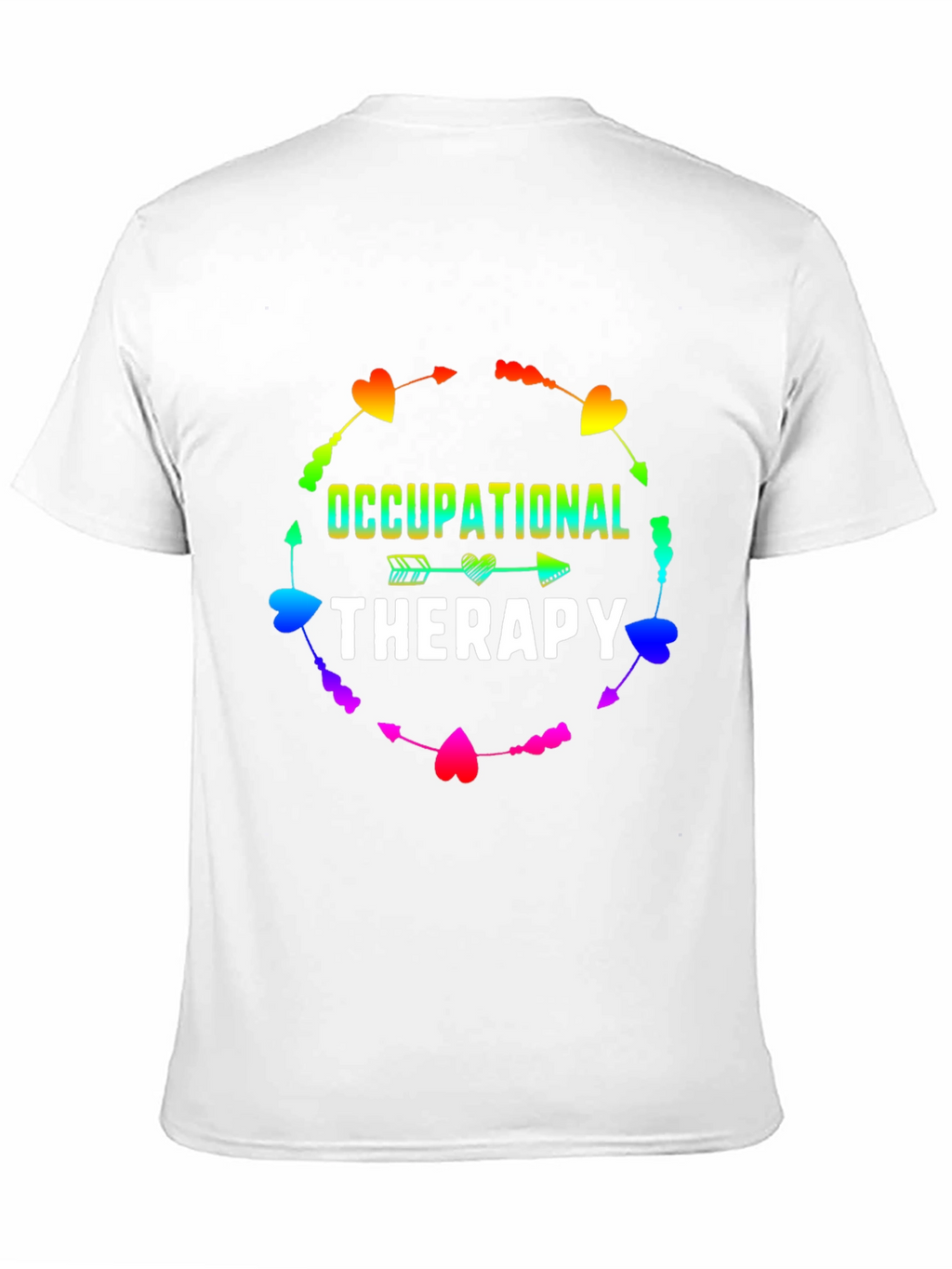 Occupational Therapy Rainbow Heart Arrow T-Shirt