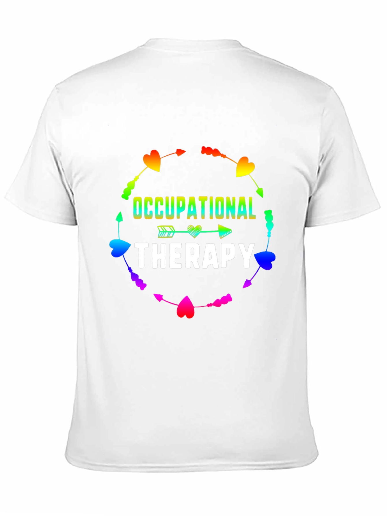 Occupational Therapy Rainbow Heart Arrow T-Shirt