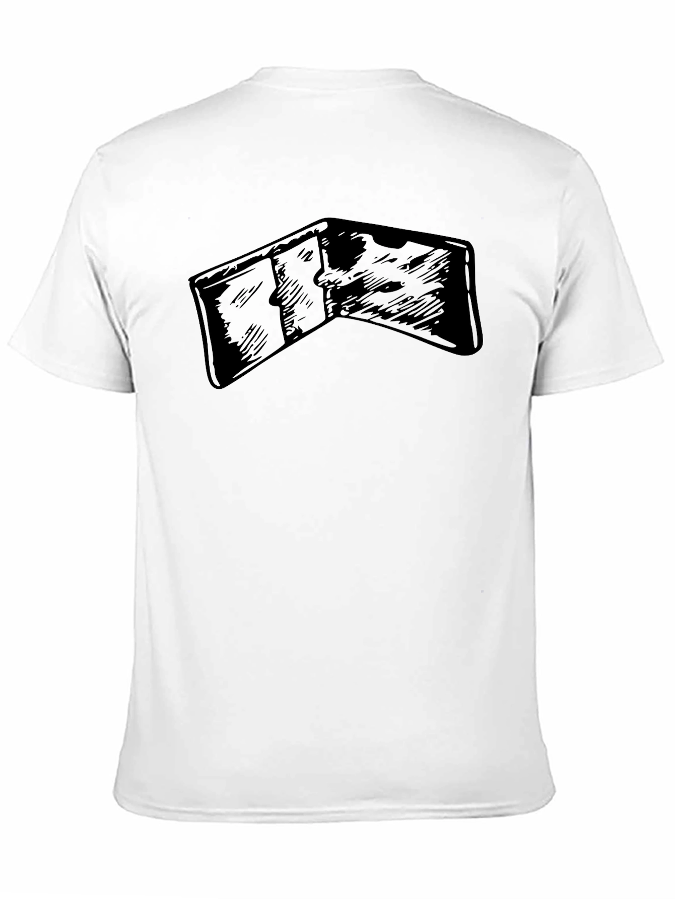 Wallet Graphic Tee - Stylish Casual Wear