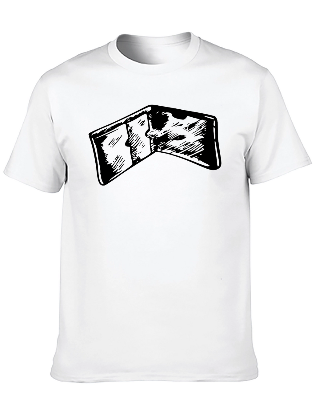 Wallet Graphic Tee - Stylish Casual Wear