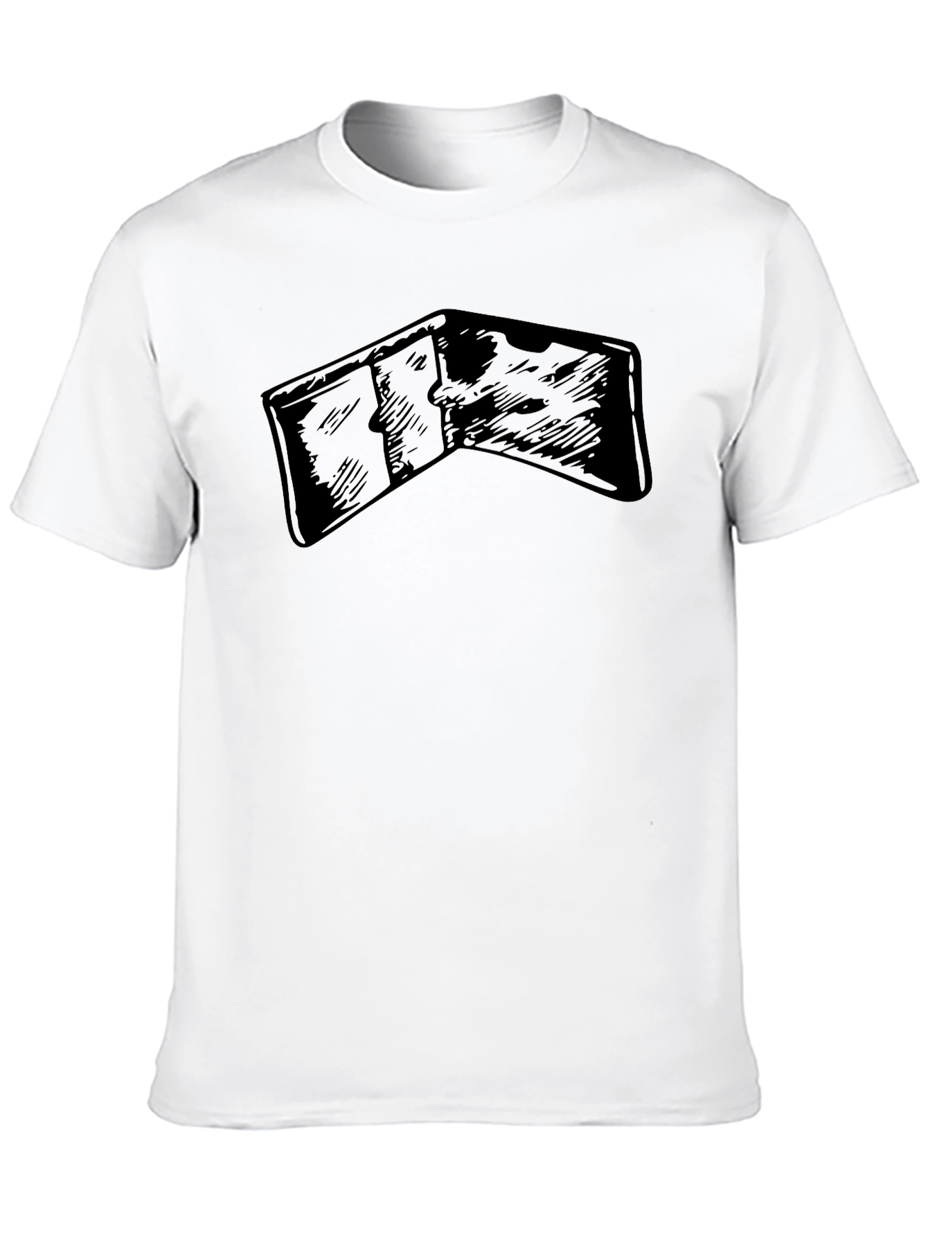 Wallet Graphic Tee - Stylish Casual Wear