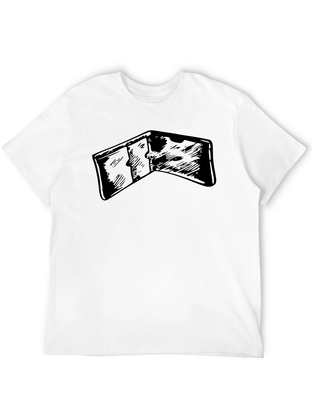Wallet Graphic Tee - Stylish Casual Wear