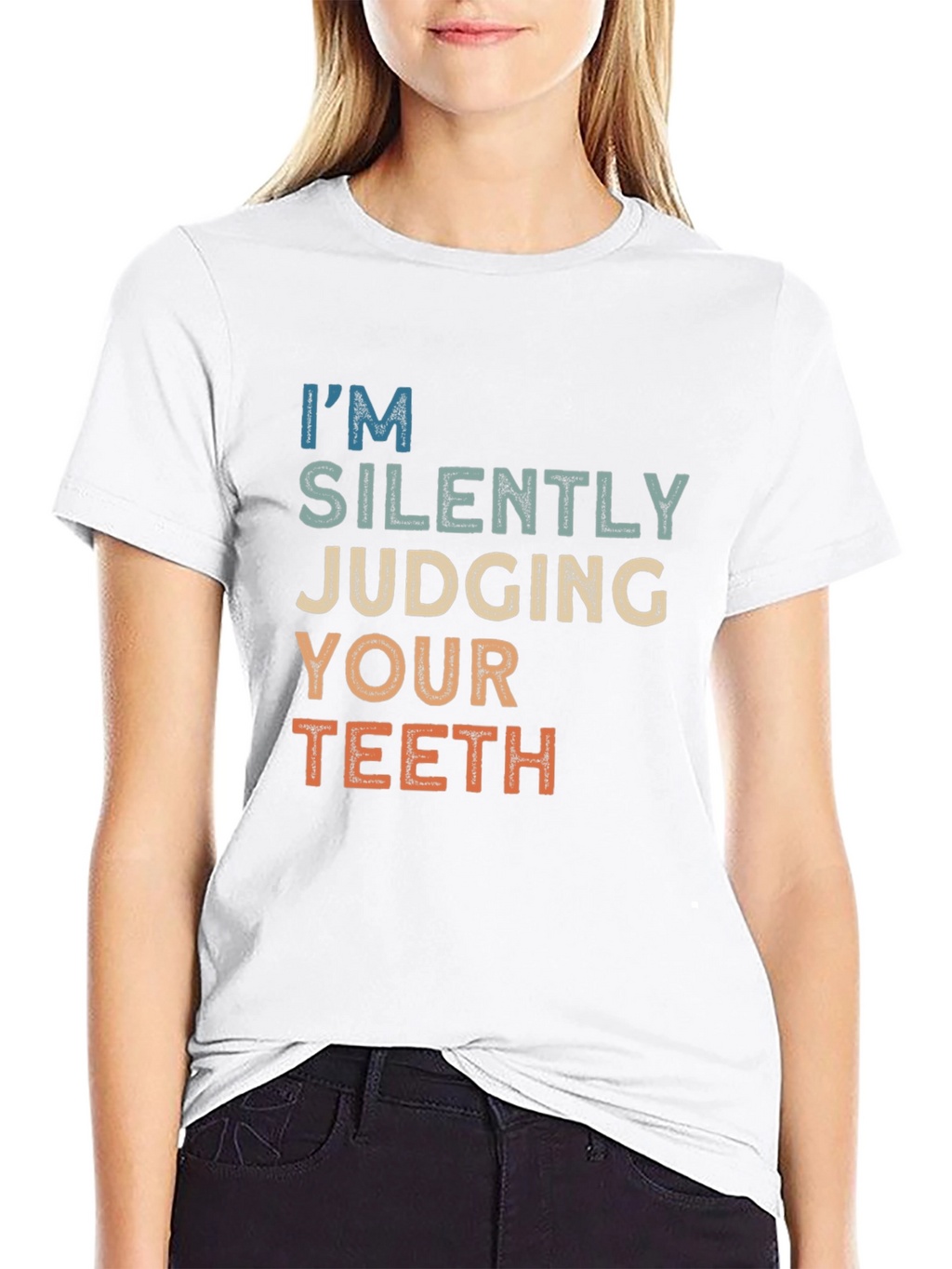 Im Silently Judging Your Teeth Graphic Tee