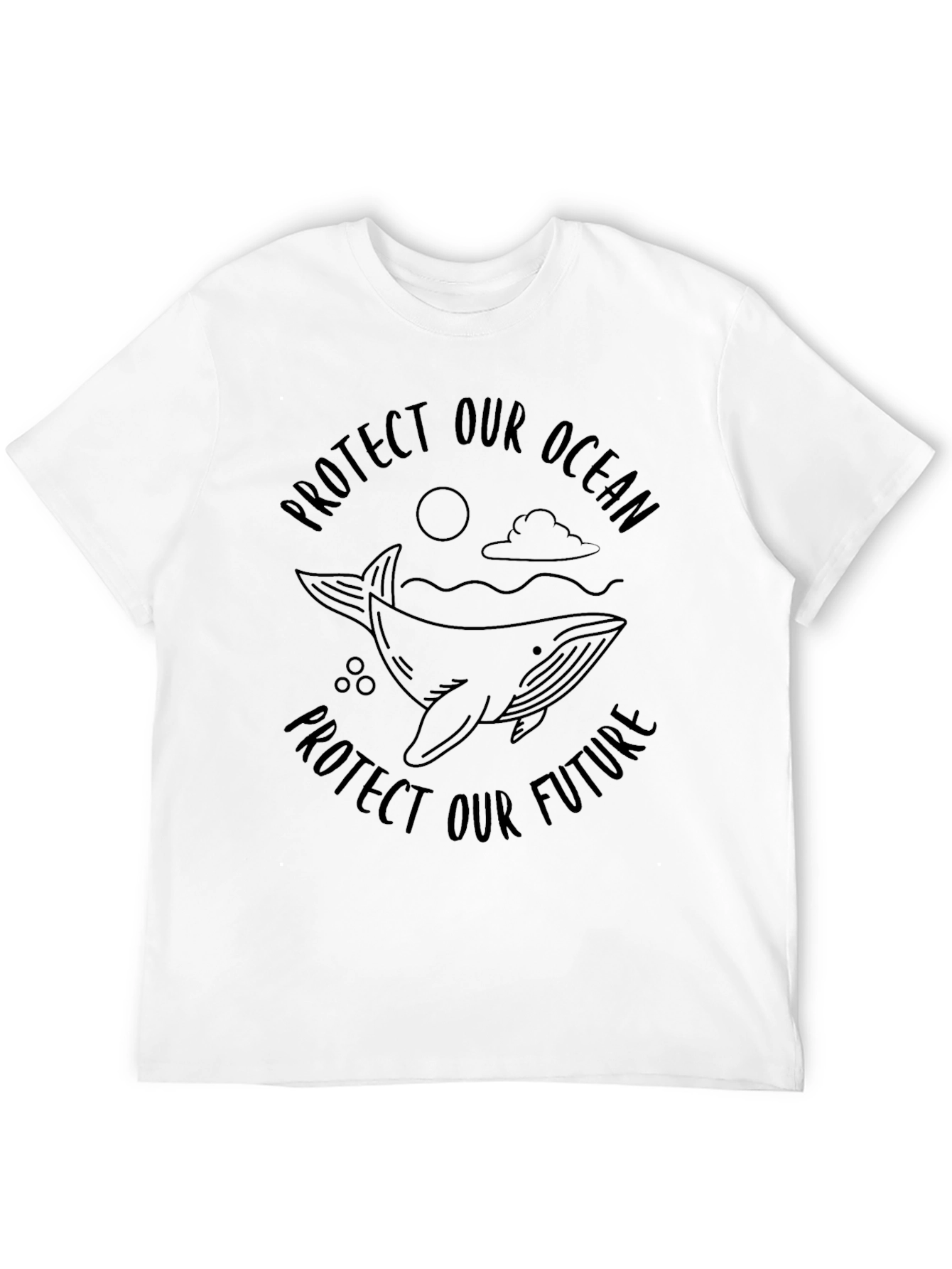 Protect Our Ocean Whale Graphic Tee