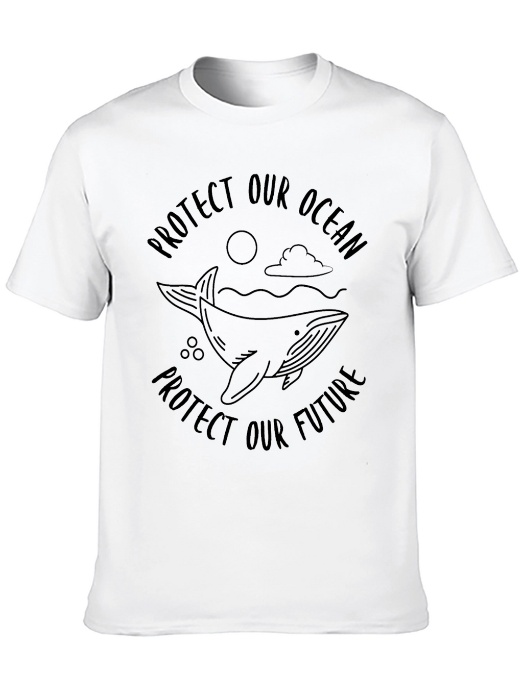 Protect Our Ocean Whale Graphic Tee