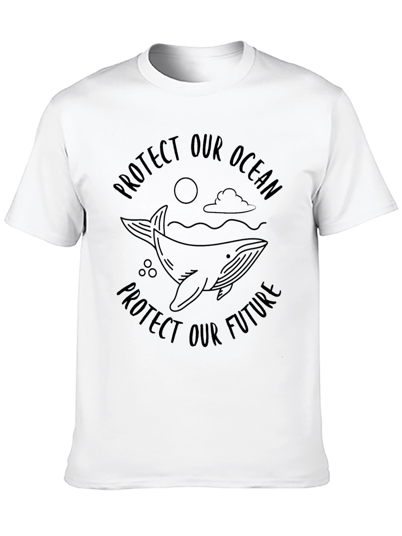 Protect Our Ocean Whale Graphic Tee