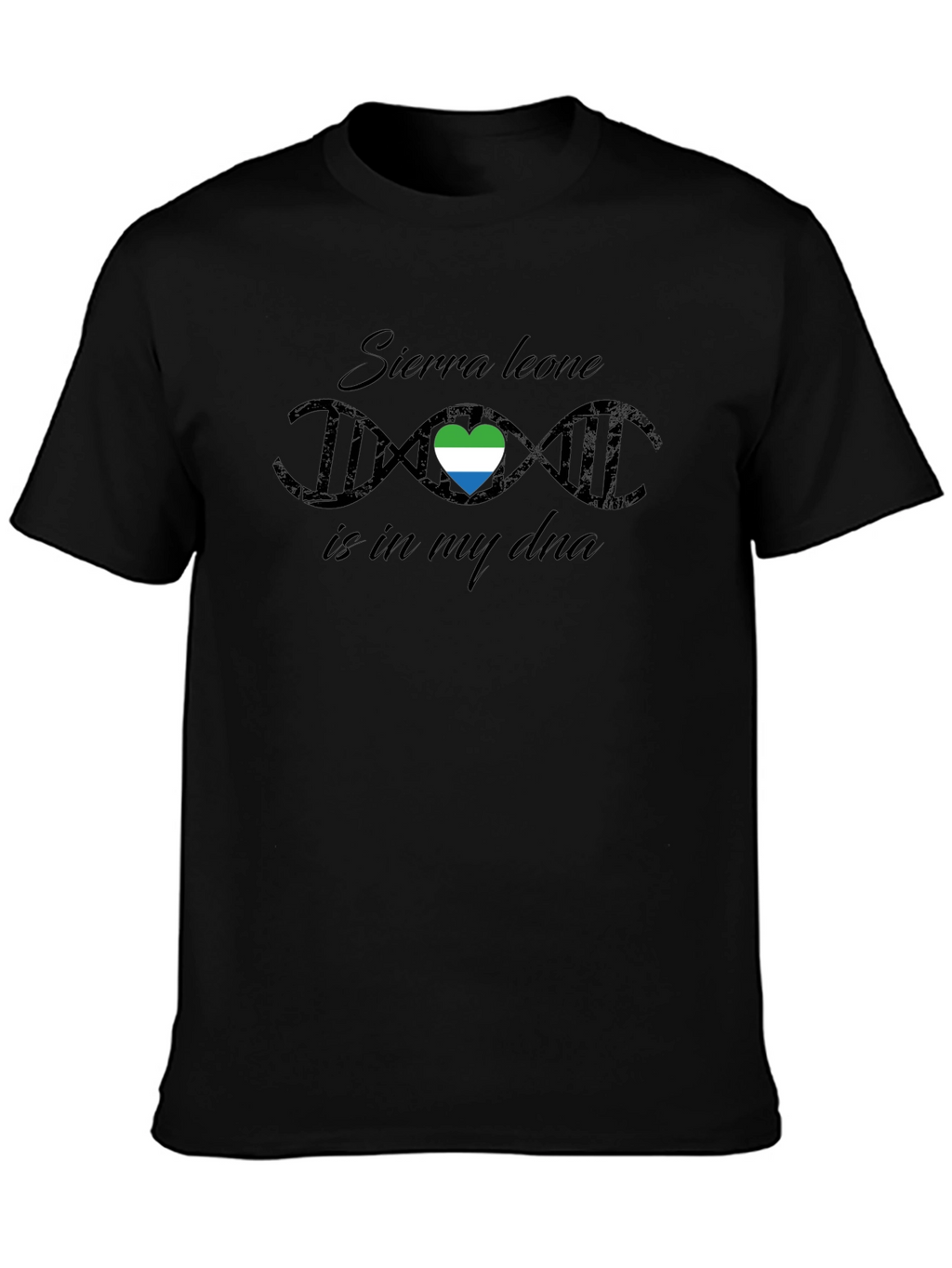 Sierra Leone DNA Heart T-Shirt