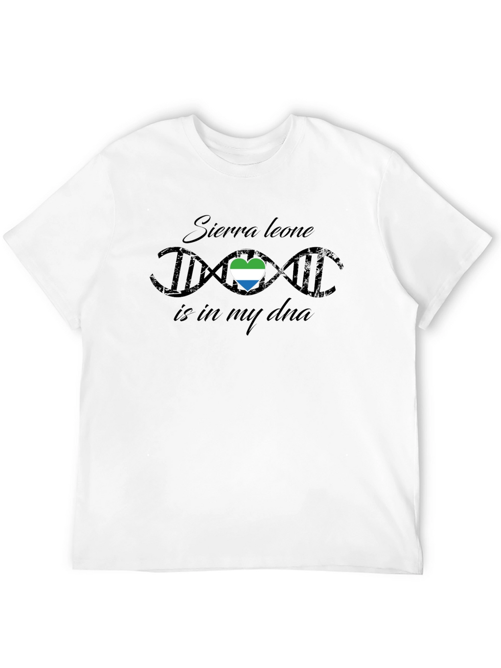 Sierra Leone DNA Heart T-Shirt