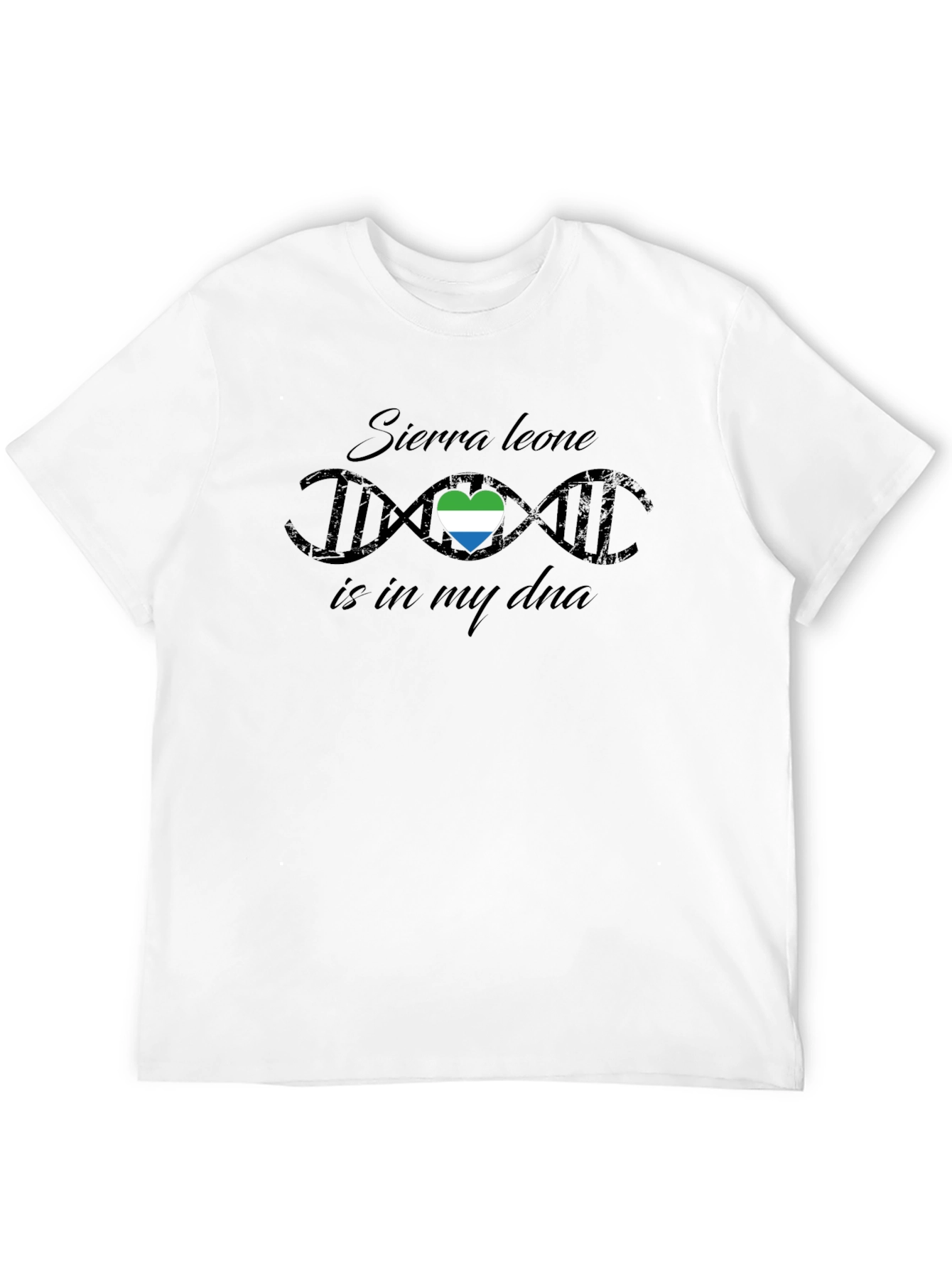 Sierra Leone DNA Heart T-Shirt