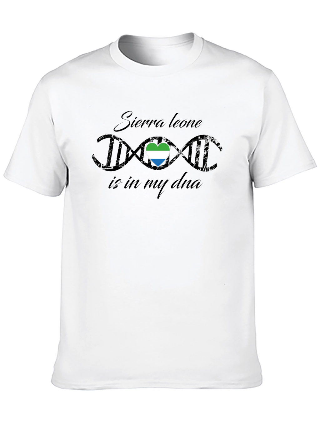 Sierra Leone DNA Heart T-Shirt