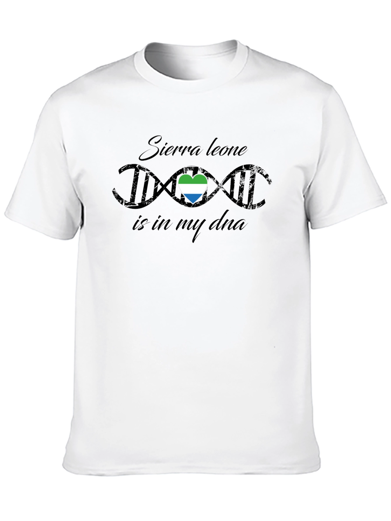 Sierra Leone DNA Heart T-Shirt