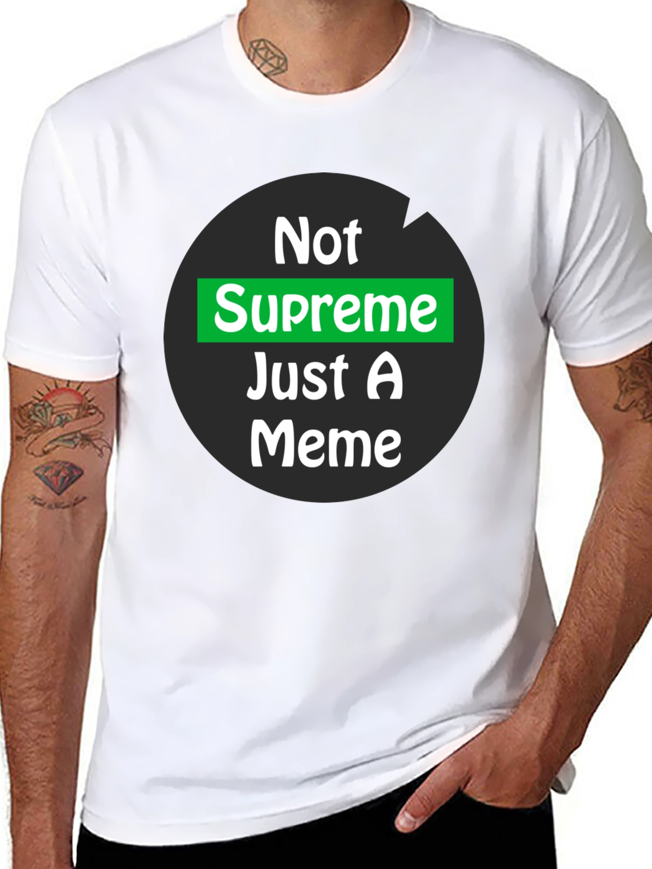 Not Supreme Just A Meme T-Shirt