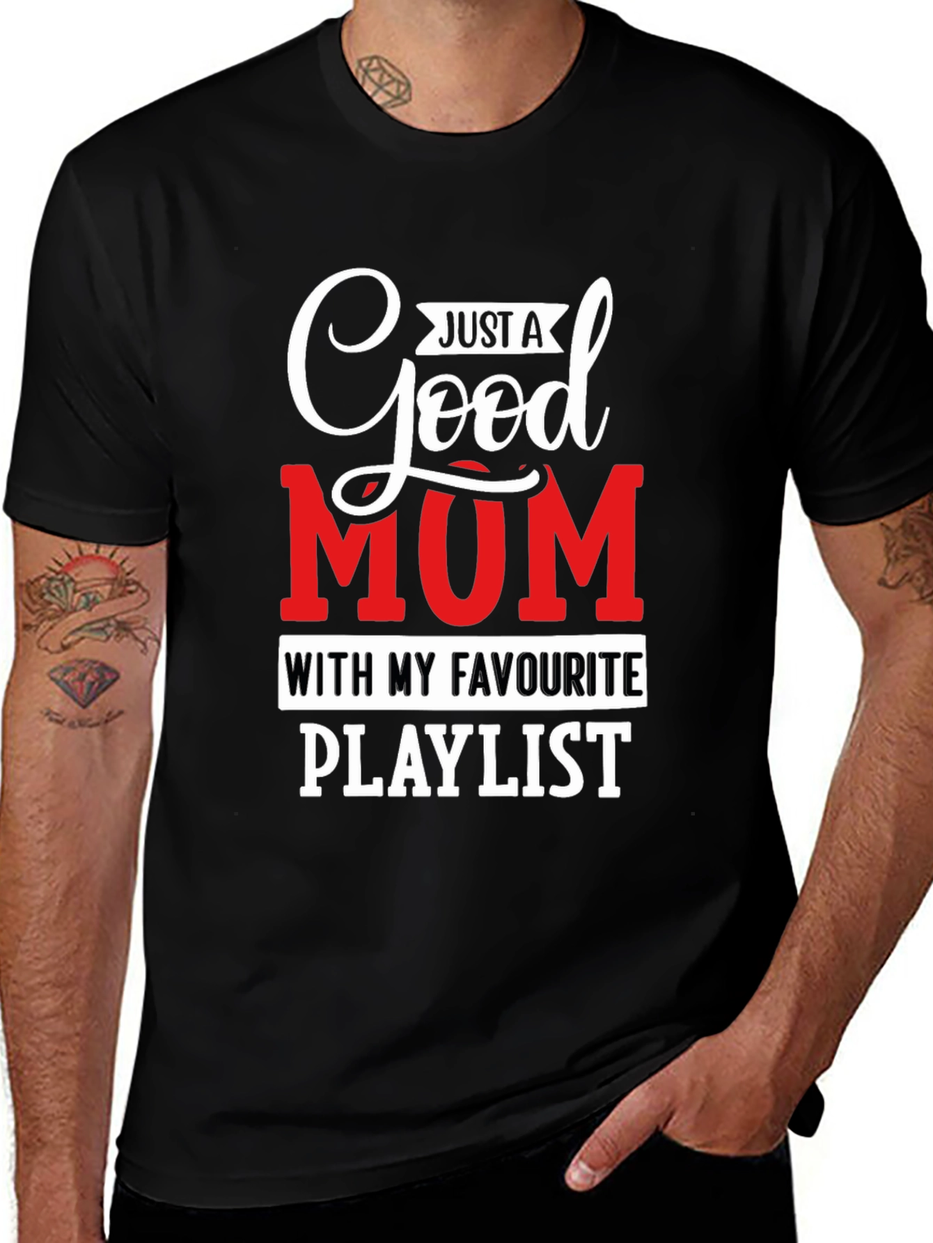 Good Mum Playlist T-Shirt
