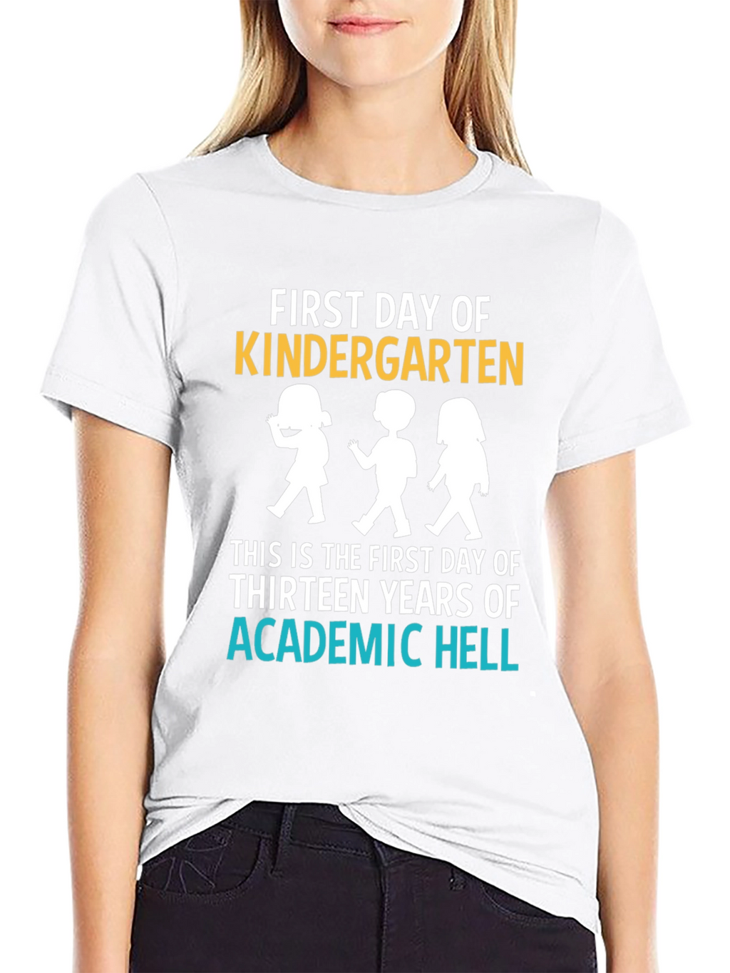 First Day of Kindergarten Funny Graphic Tee