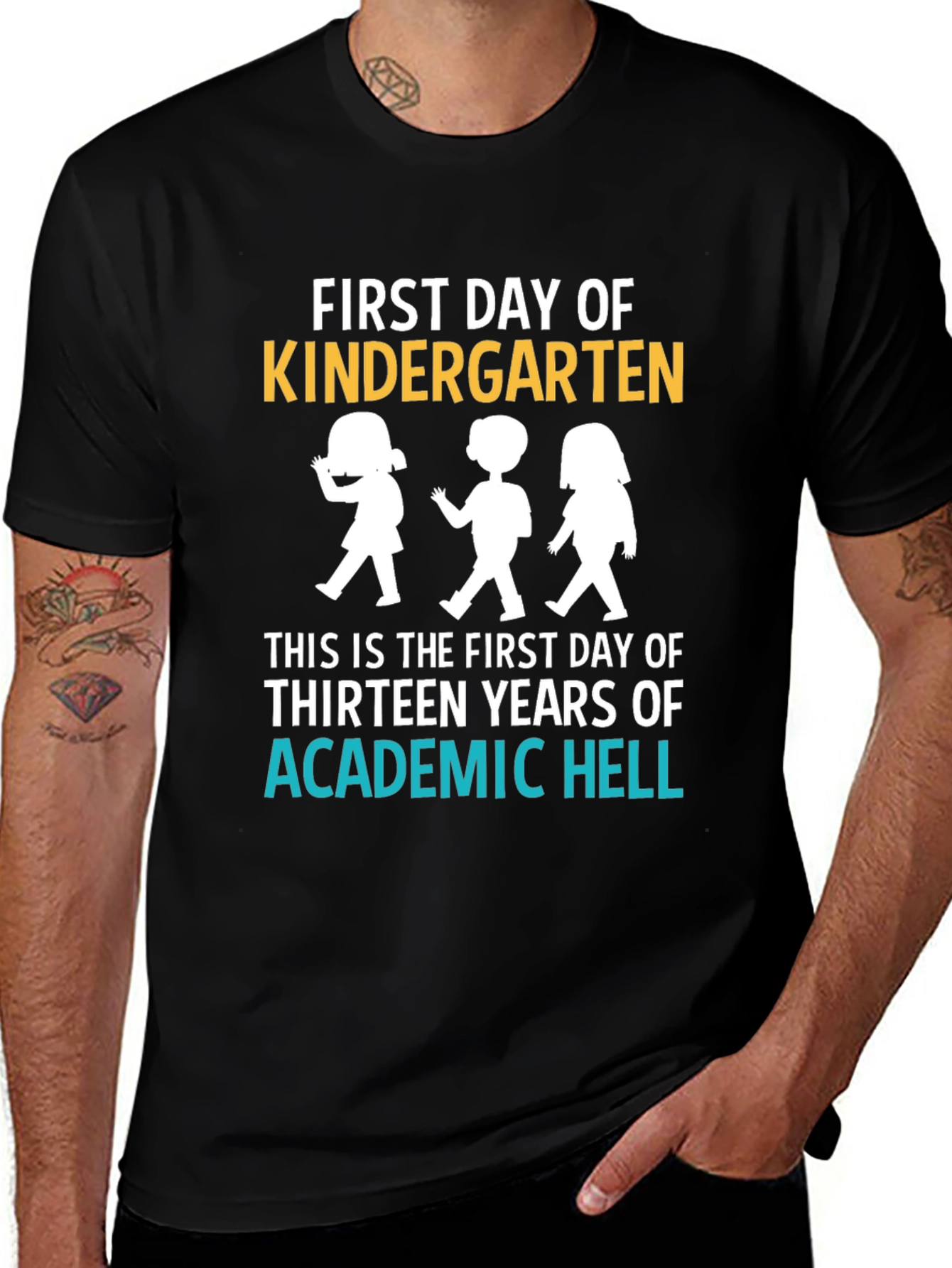 First Day of Kindergarten Funny Graphic Tee