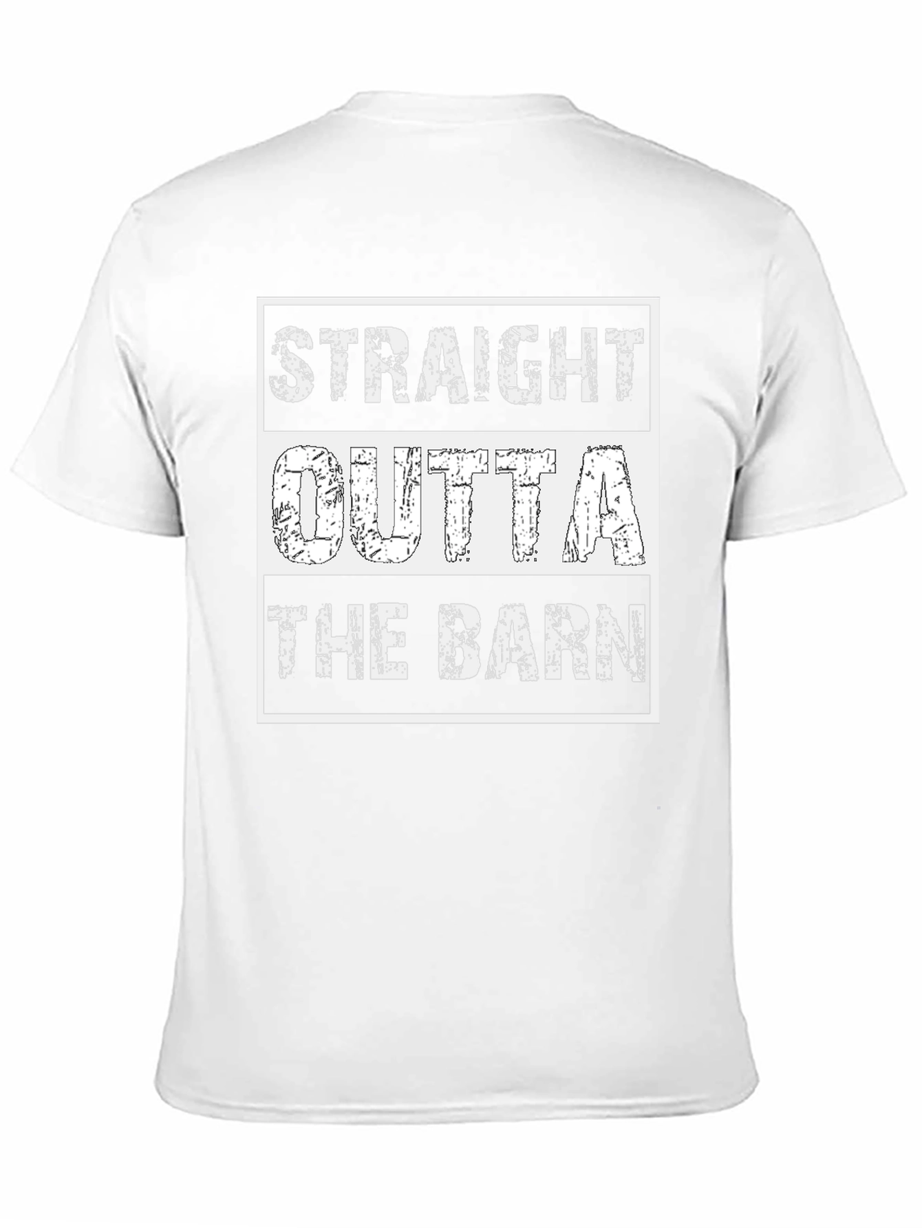 Straight Outta The Barn T-Shirt - Novelty Tee
