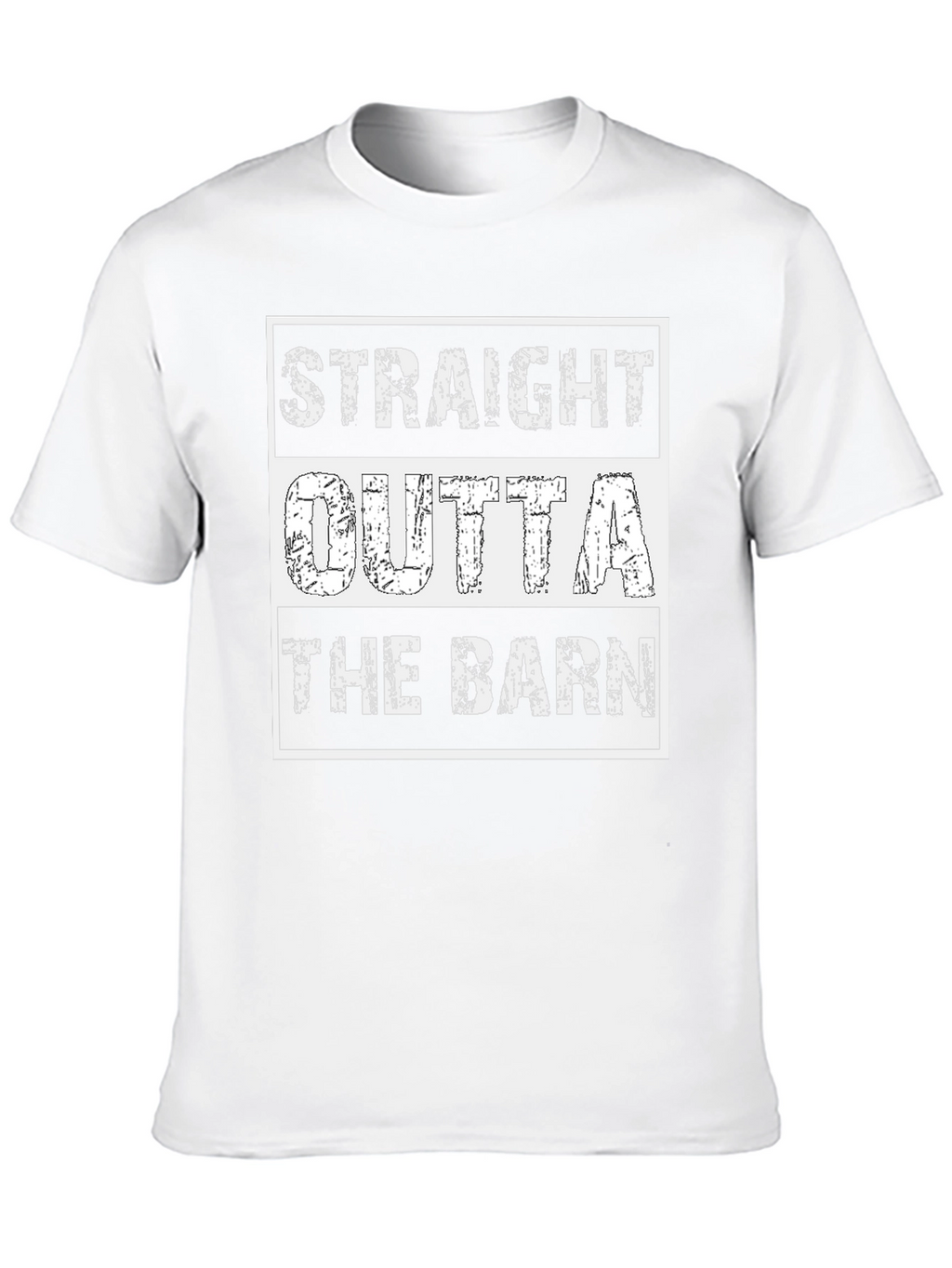 Straight Outta The Barn T-Shirt - Novelty Tee