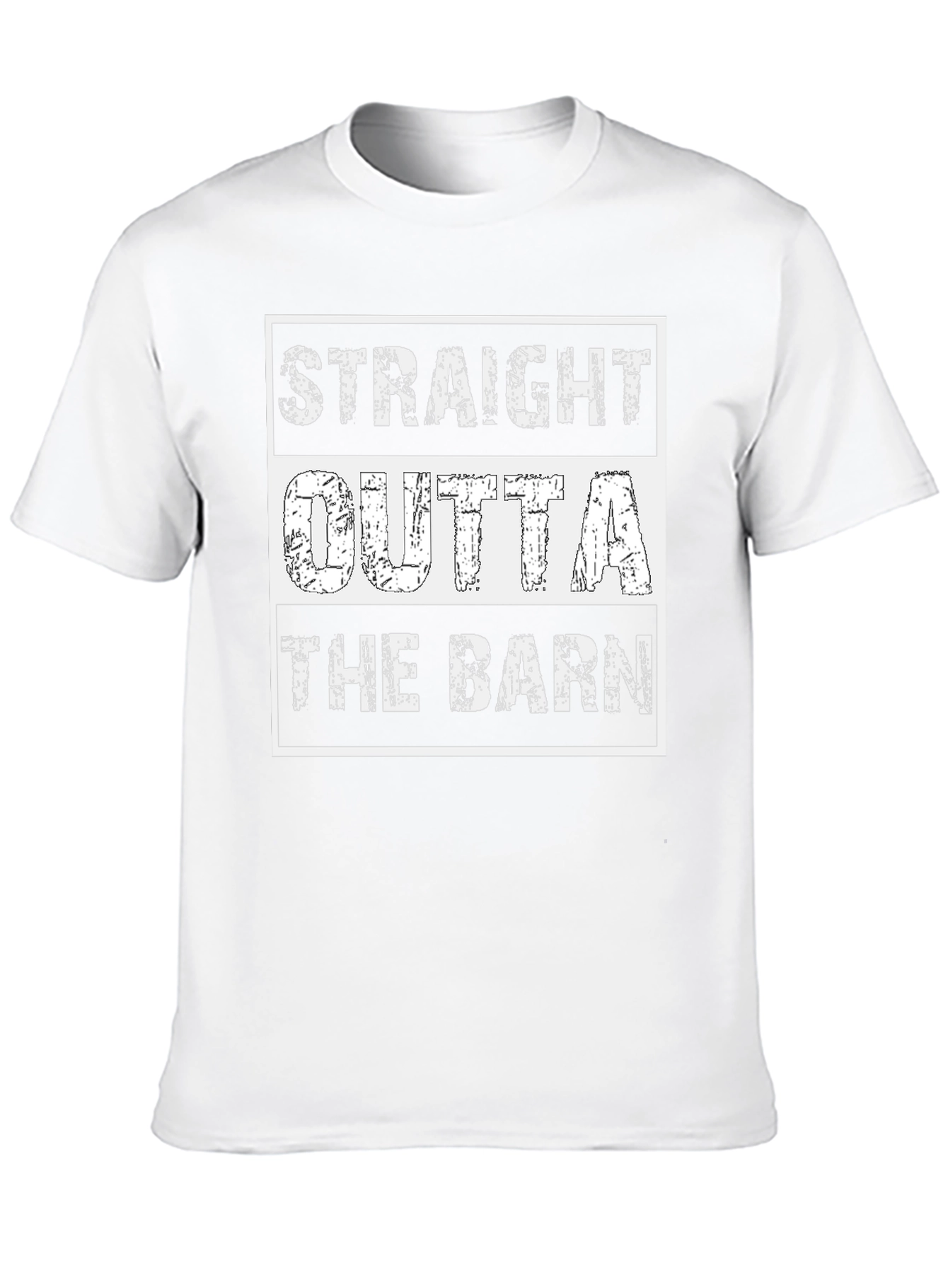 Straight Outta The Barn T-Shirt - Novelty Tee