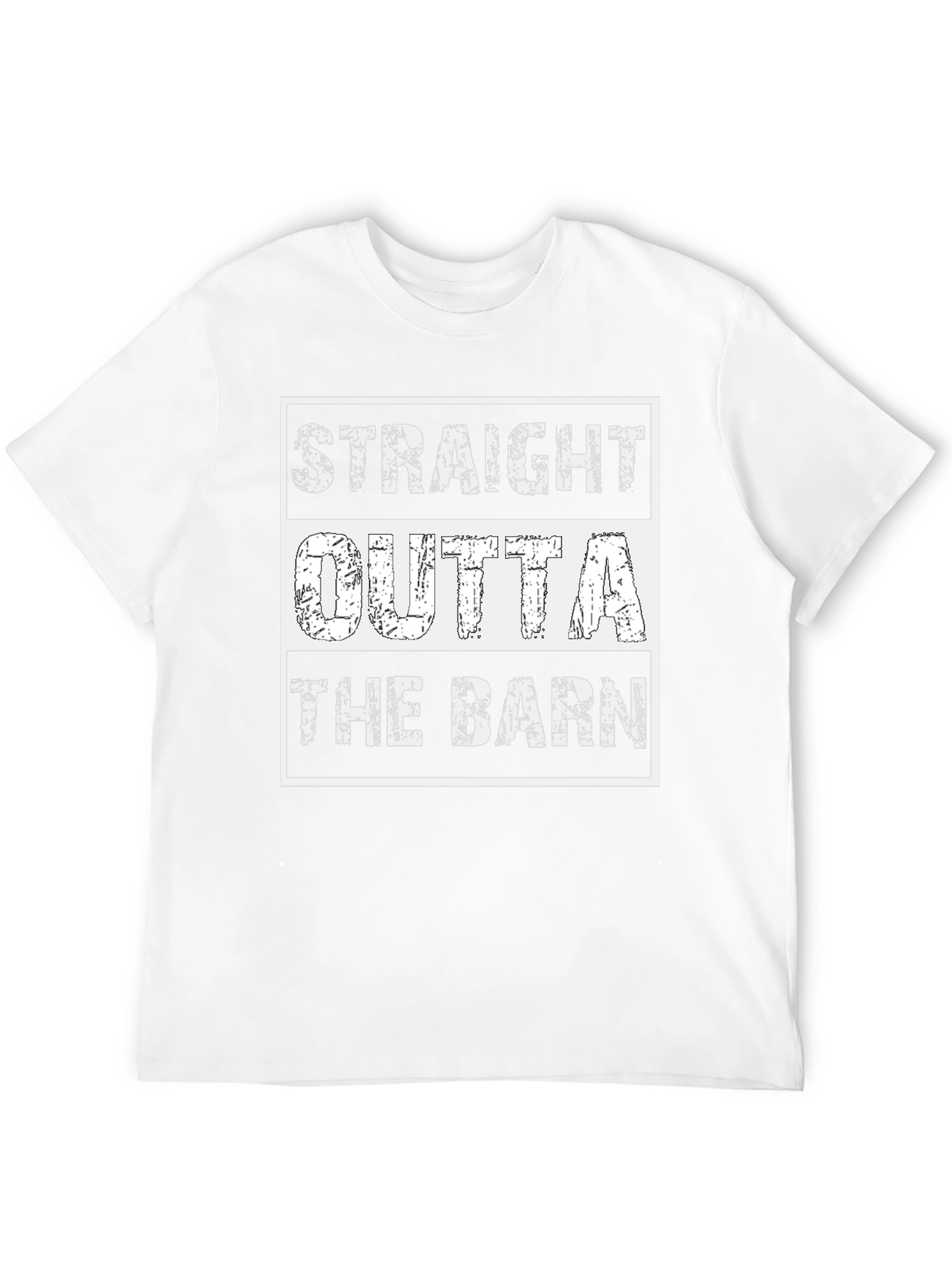Straight Outta The Barn T-Shirt - Novelty Tee