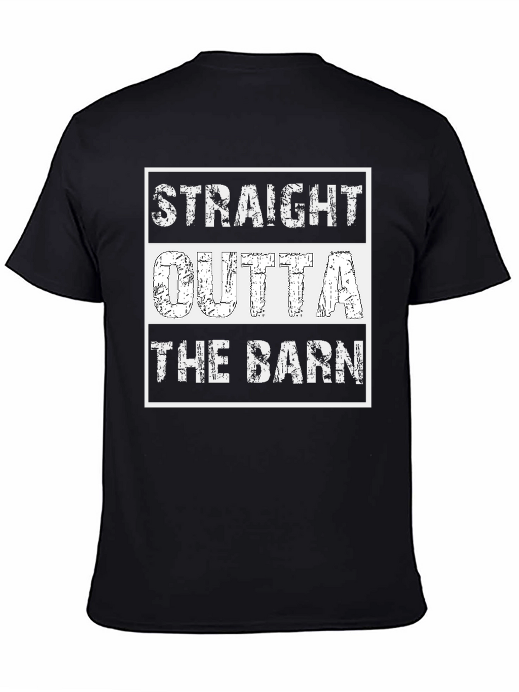 Straight Outta The Barn T-Shirt - Novelty Tee