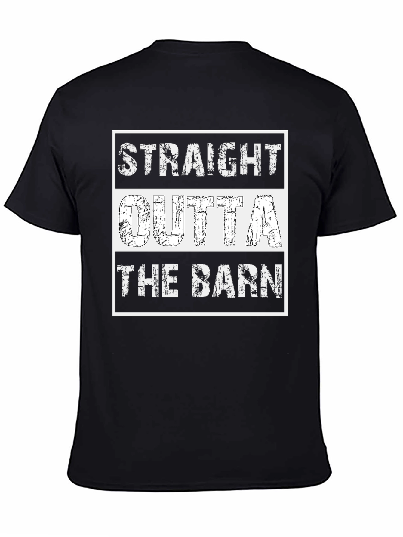 Straight Outta The Barn T-Shirt - Novelty Tee