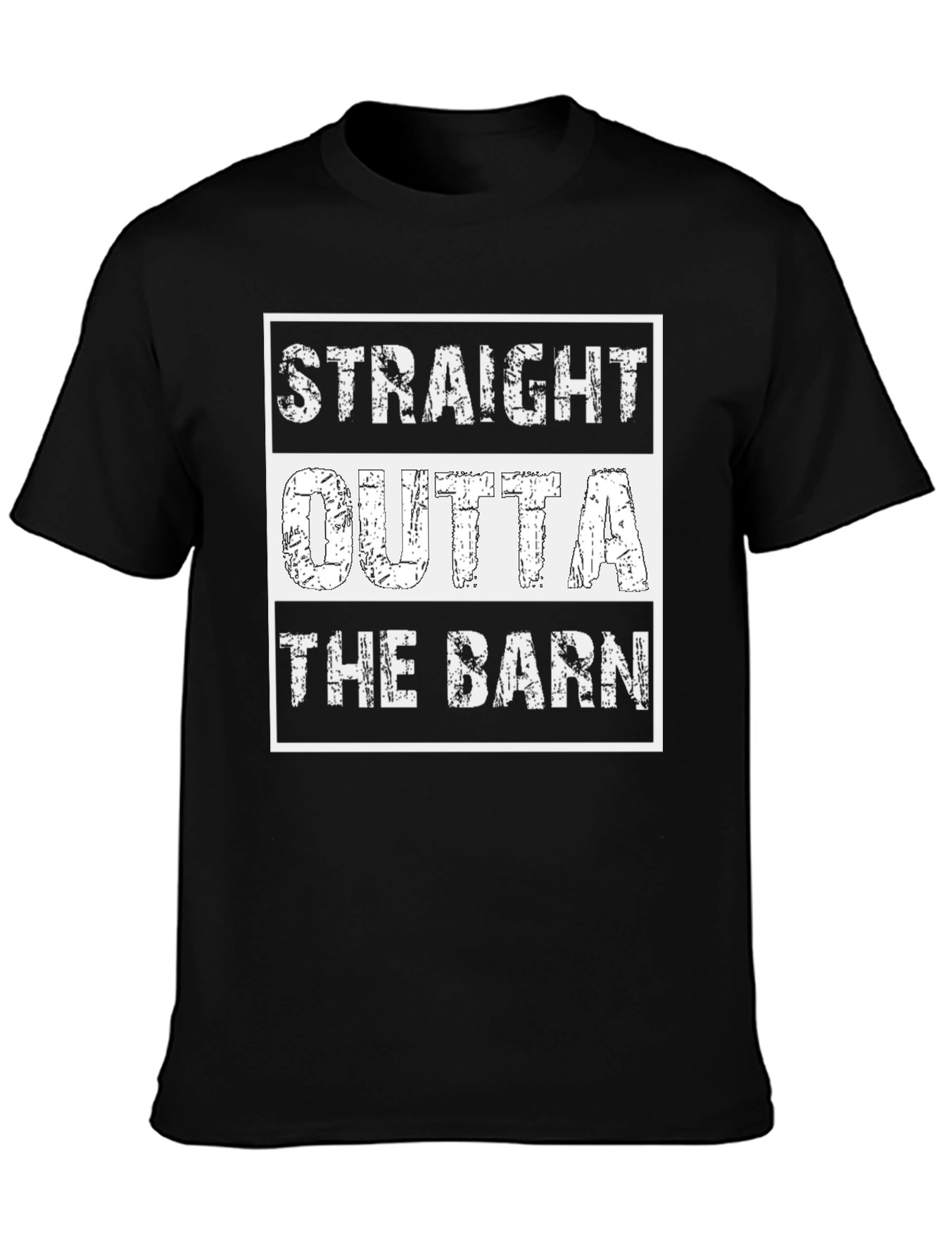 Straight Outta The Barn T-Shirt - Novelty Tee