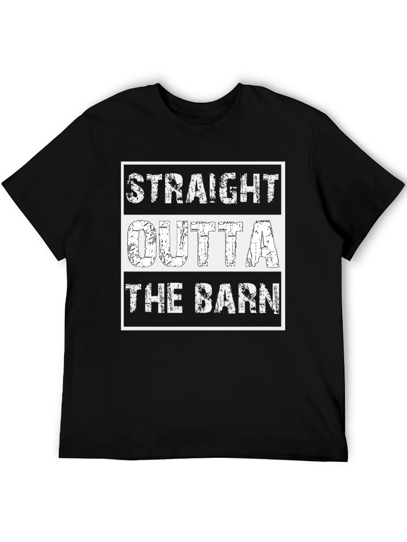 Straight Outta The Barn T-Shirt - Novelty Tee