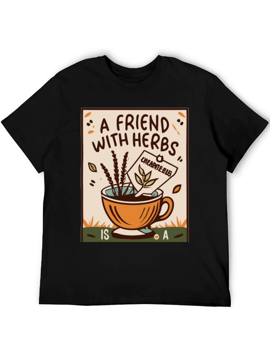 Herbal Tea Friend Graphic T-Shirt