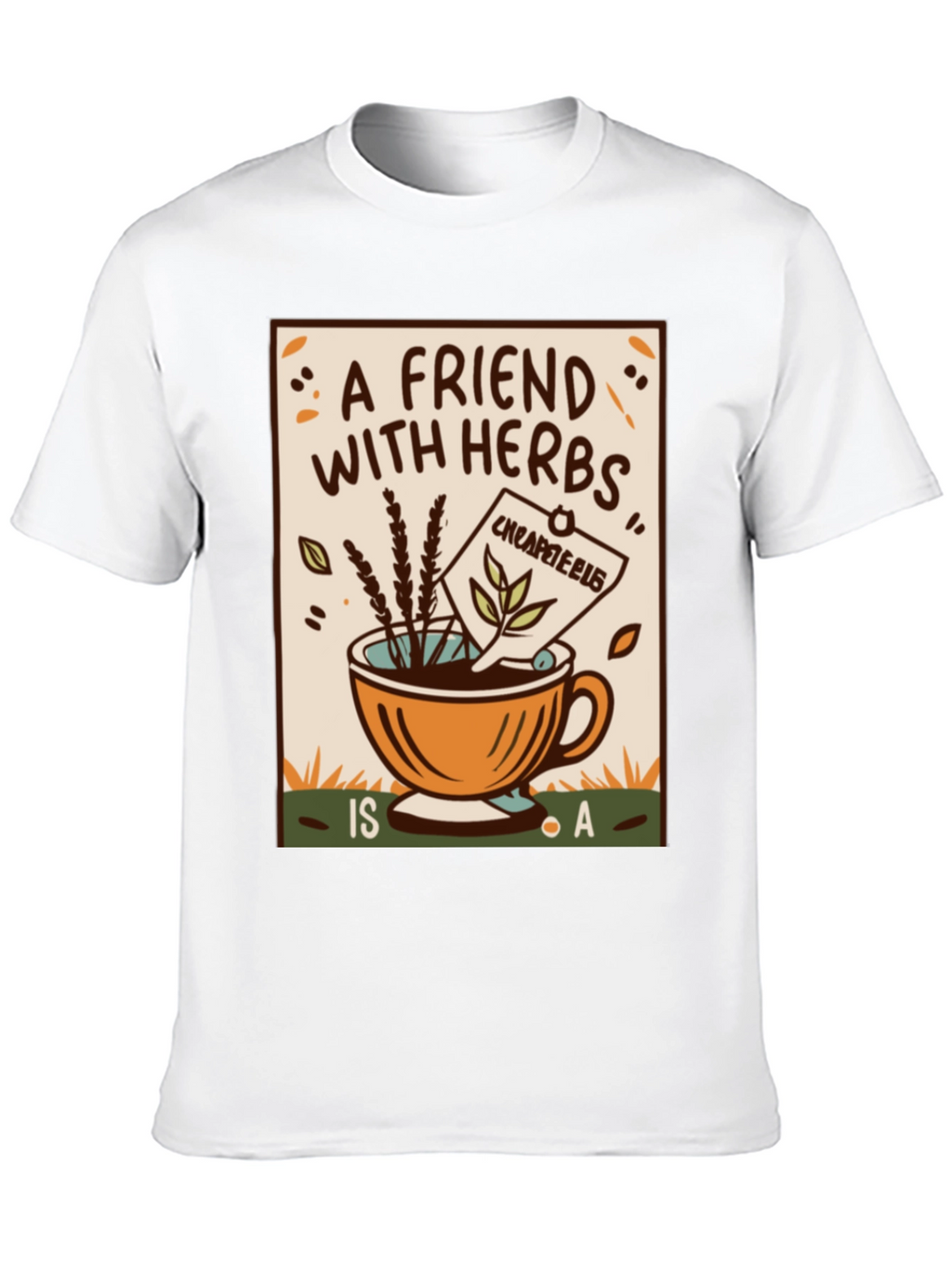 Herbal Tea Friend Graphic T-Shirt