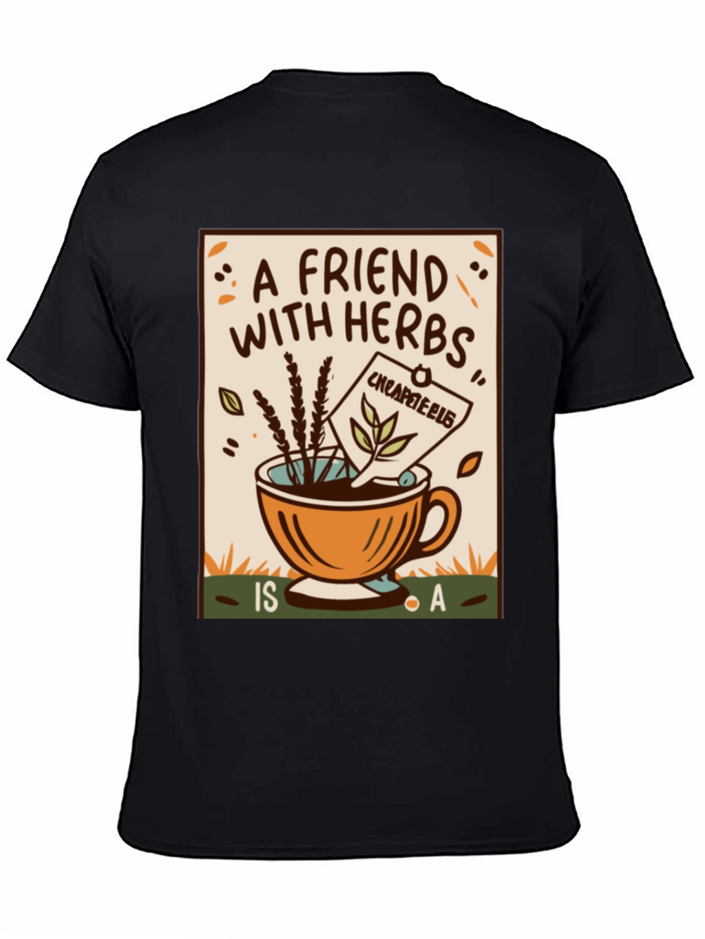 Herbal Tea Friend Graphic T-Shirt