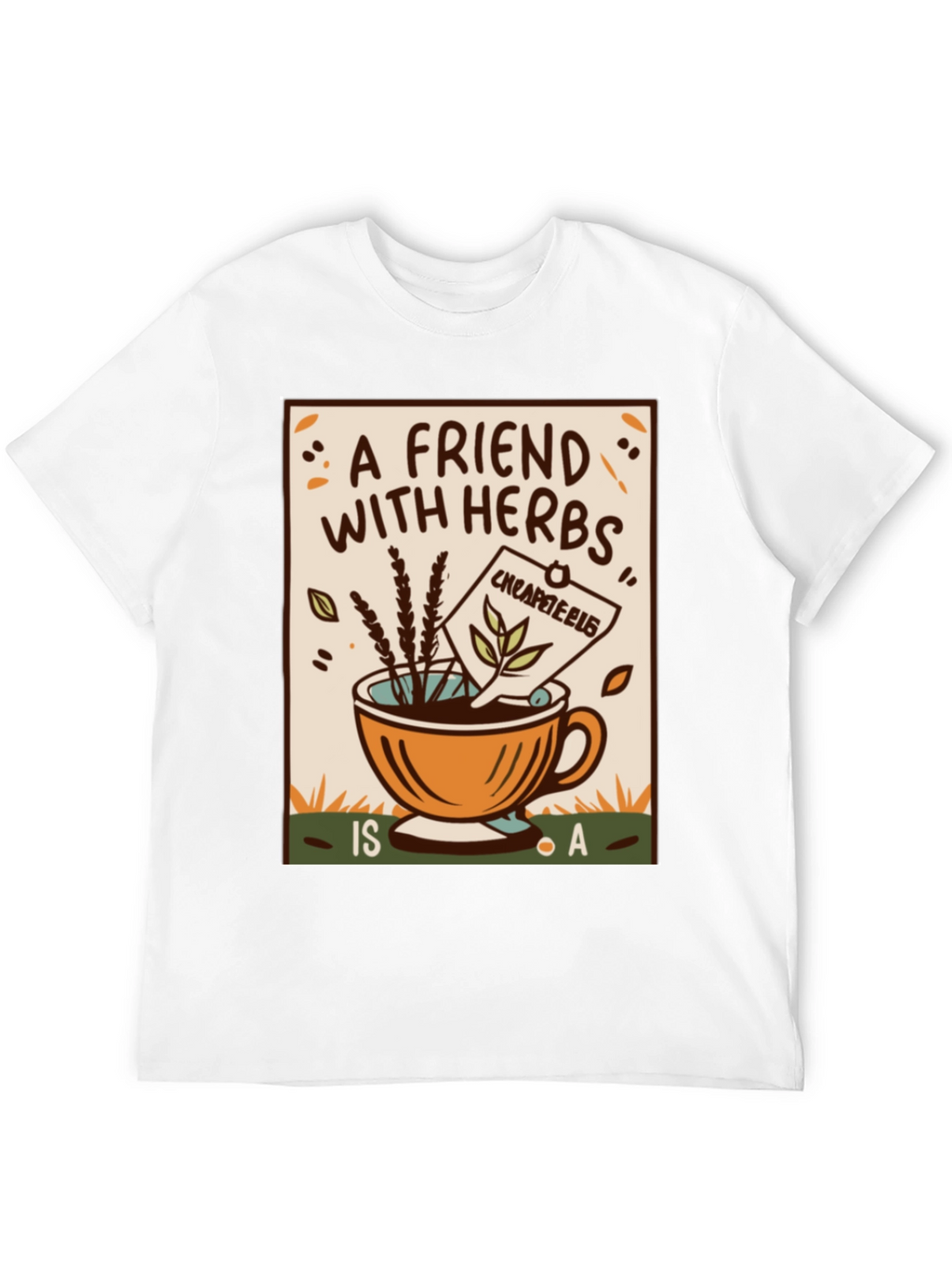 Herbal Tea Friend Graphic T-Shirt