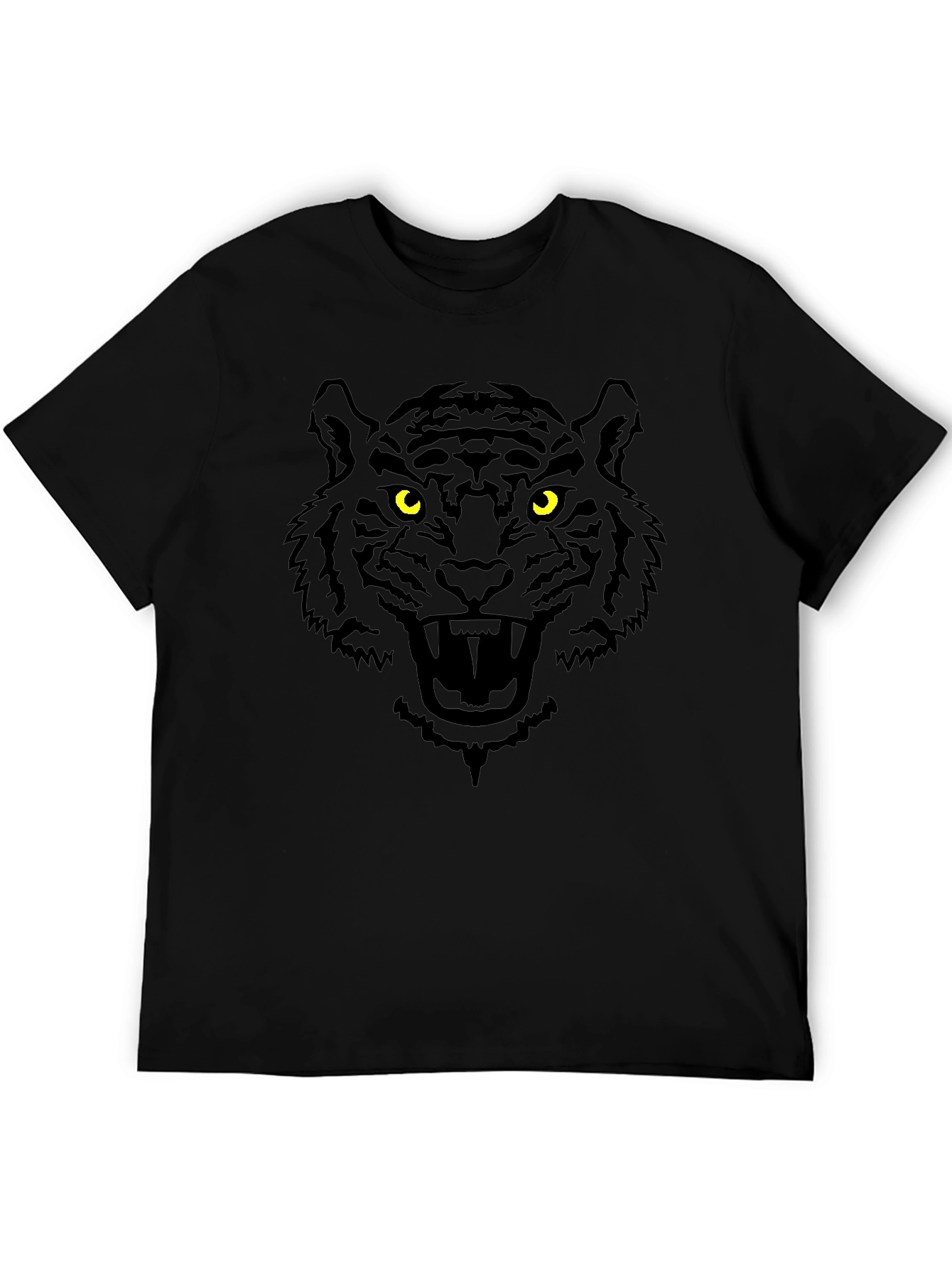 Black Tiger Graphic T-Shirt - Roar with Style