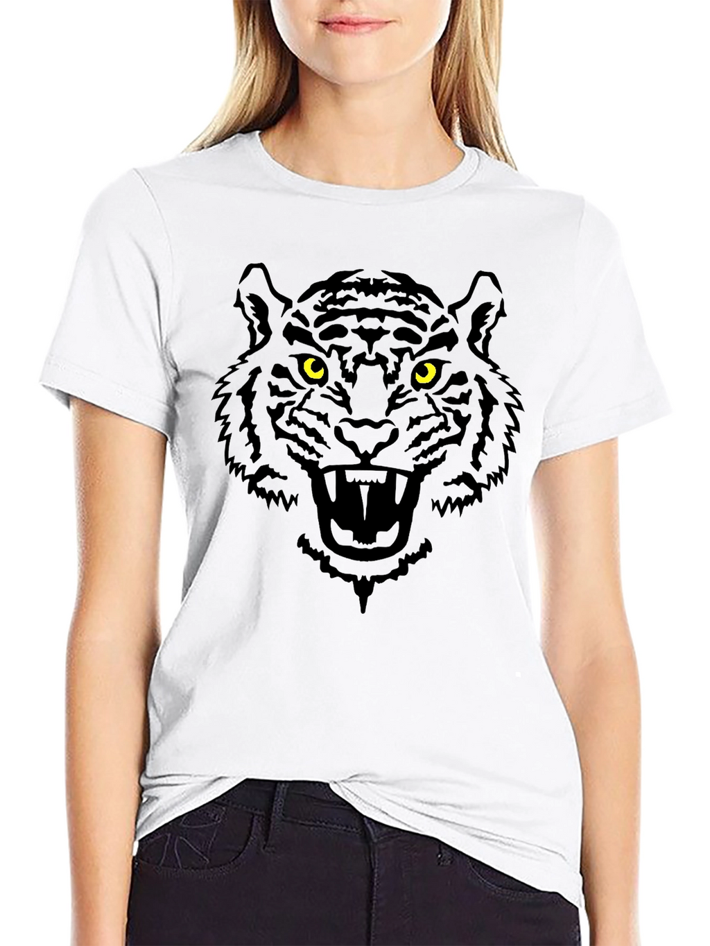 Black Tiger Graphic T-Shirt - Roar with Style