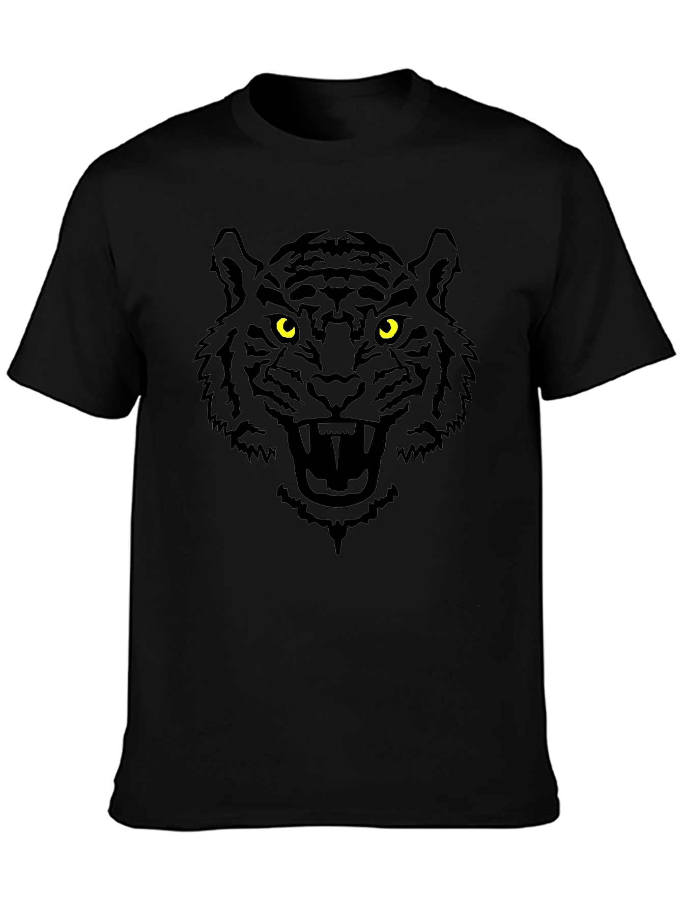 Black Tiger Graphic T-Shirt - Roar with Style