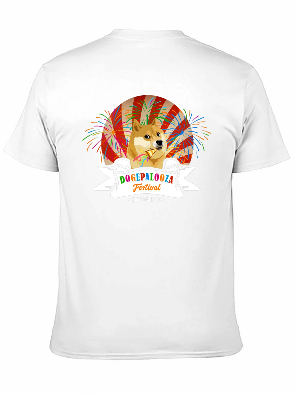 DogePalooza Festival Black T-Shirt October 9th Celebration