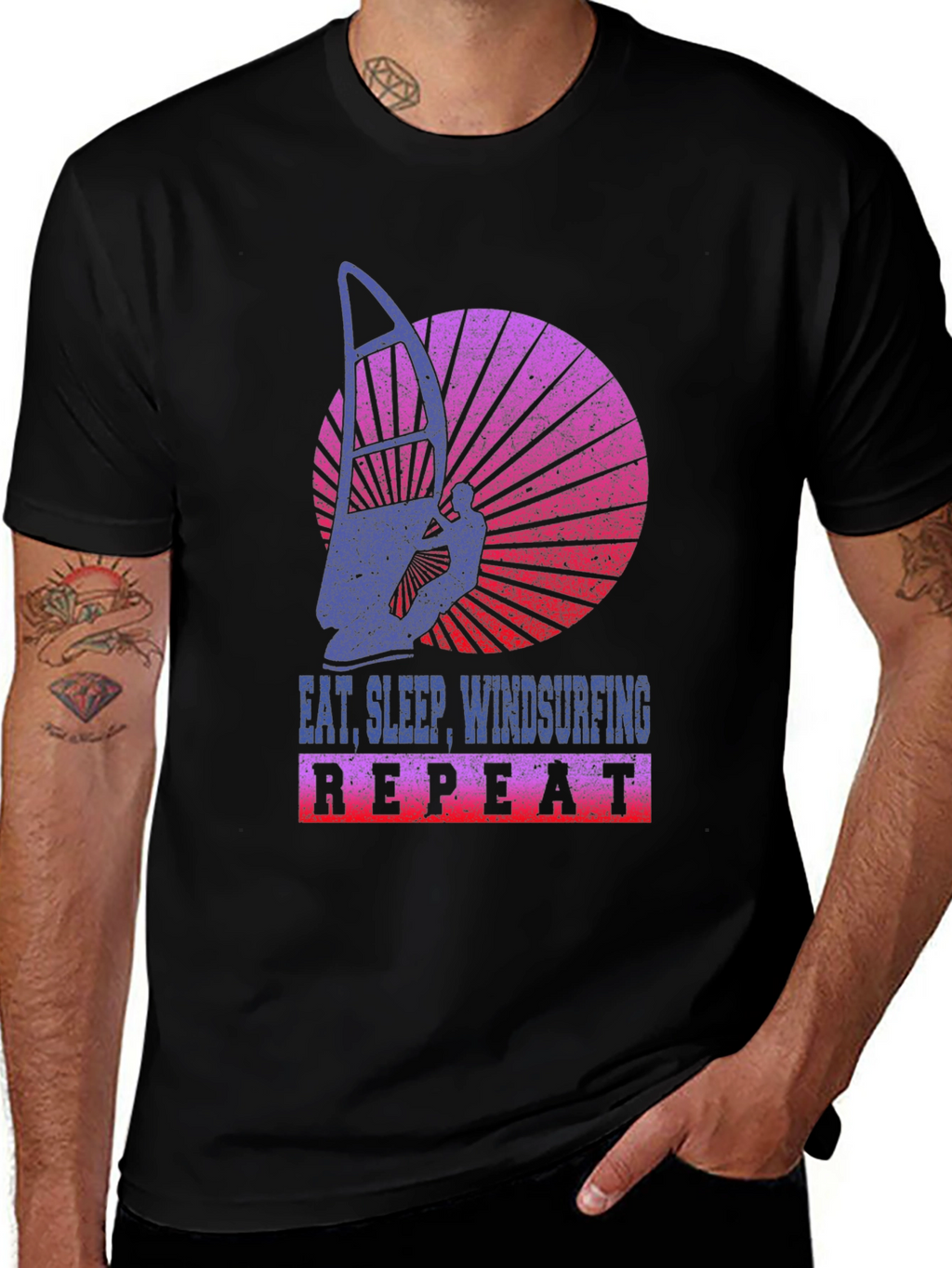 Eat Sleep Windsurfing T-Shirt