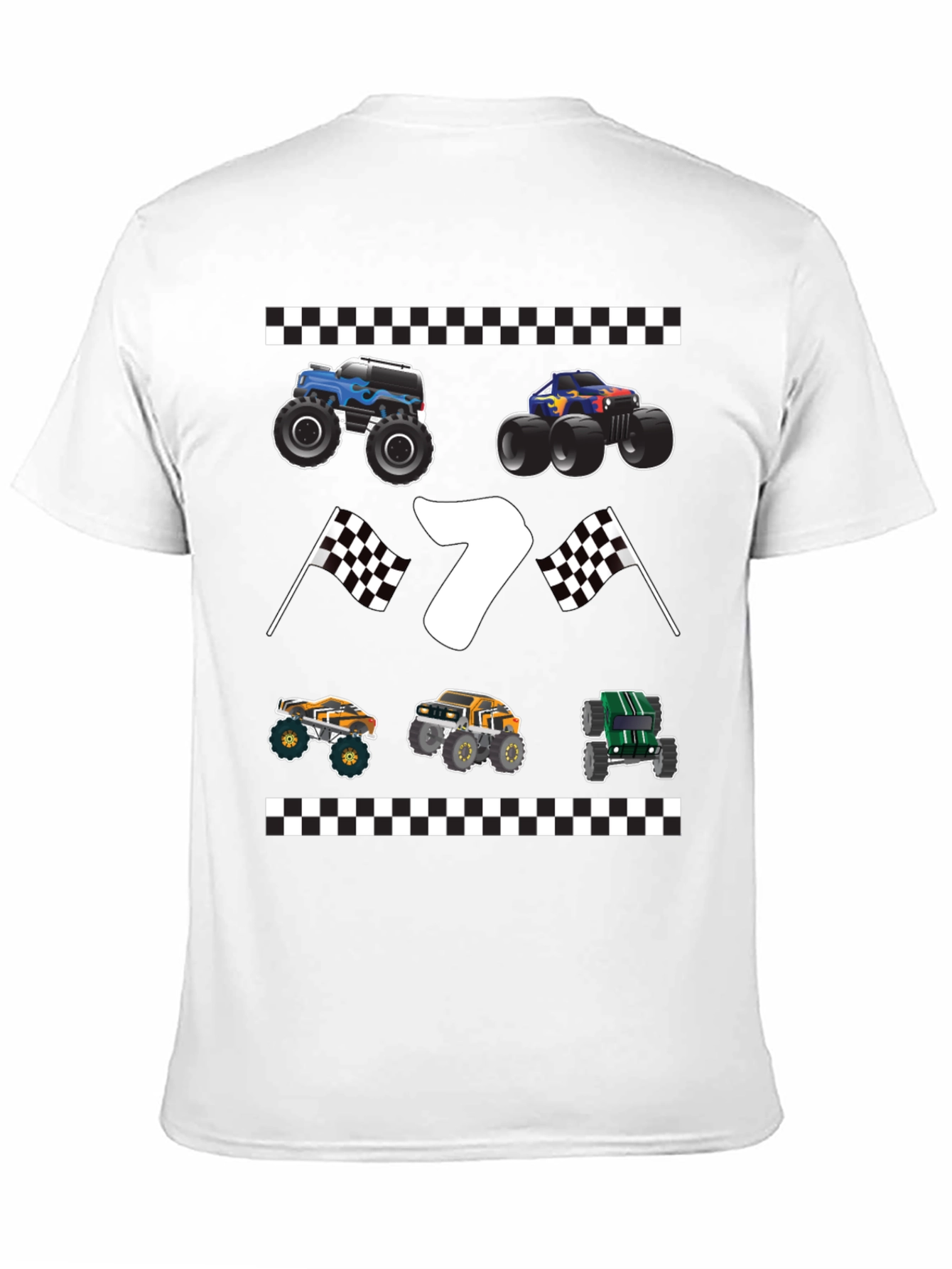Monster Truck 7th Birthday T-Shirt