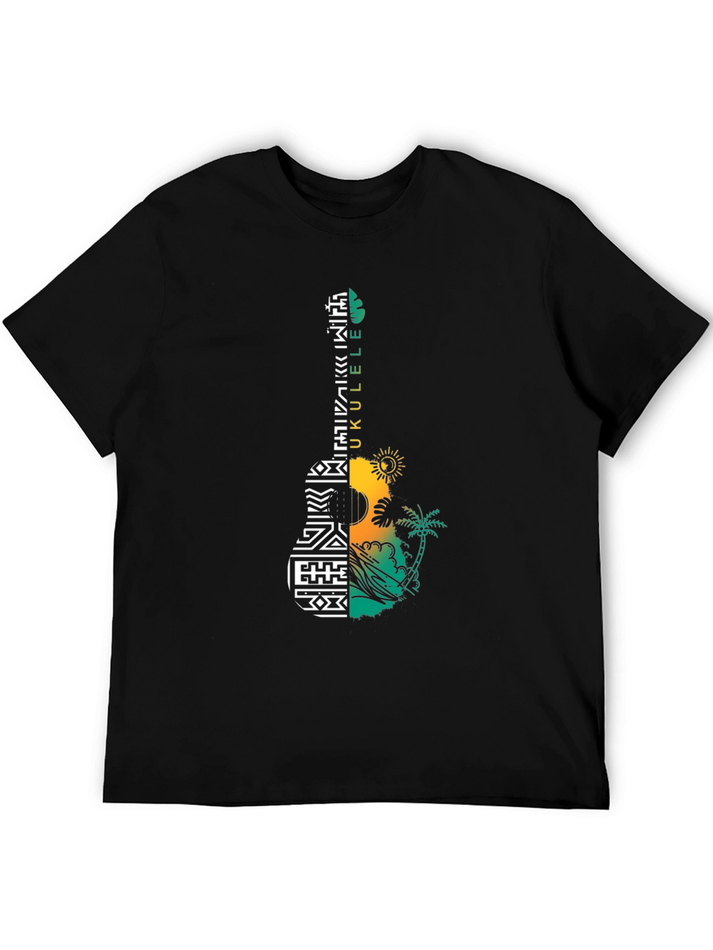 Ukulele T-Shirt - Hawaiian Style Graphic Tee