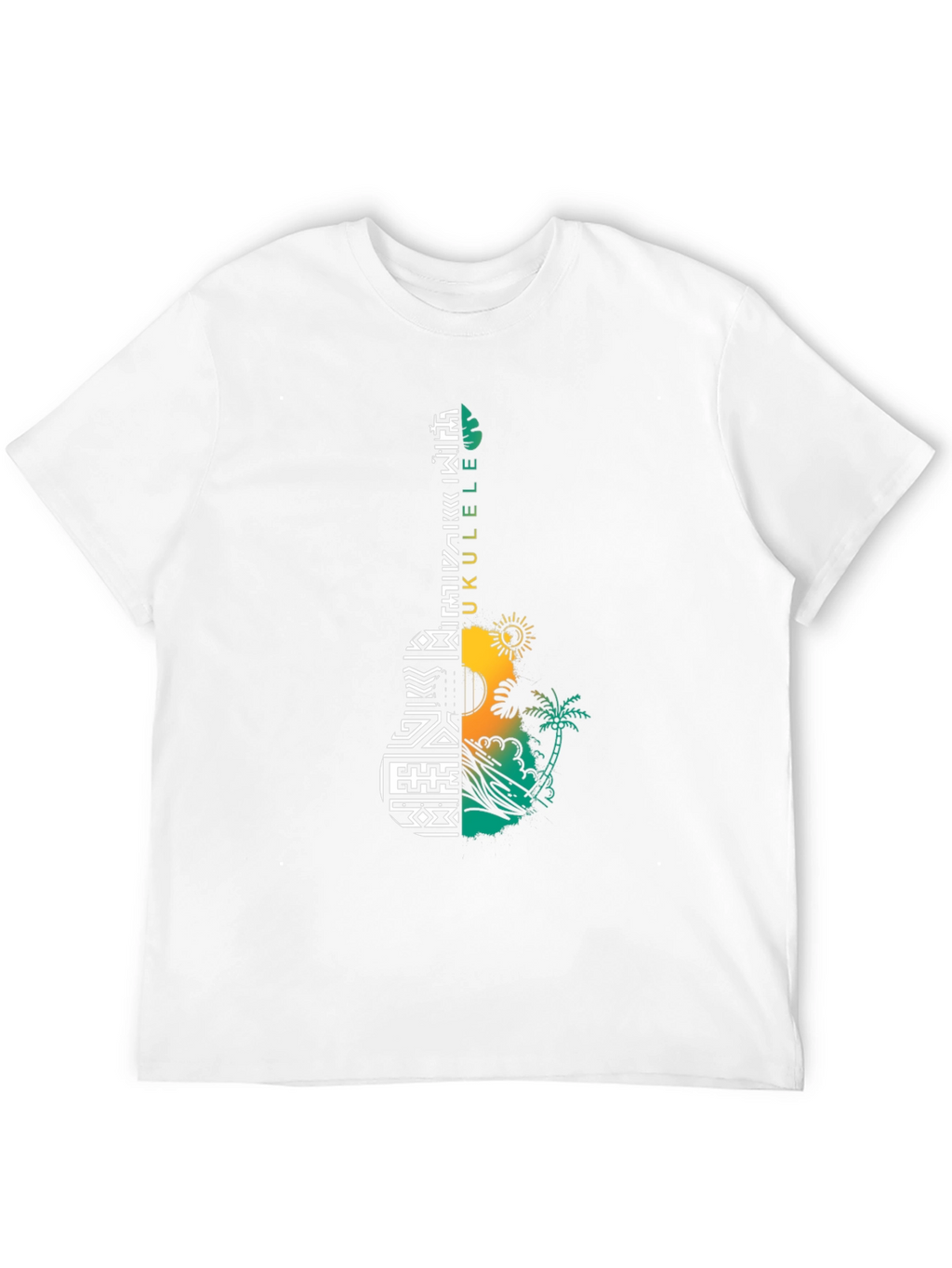 Ukulele T-Shirt - Hawaiian Style Graphic Tee