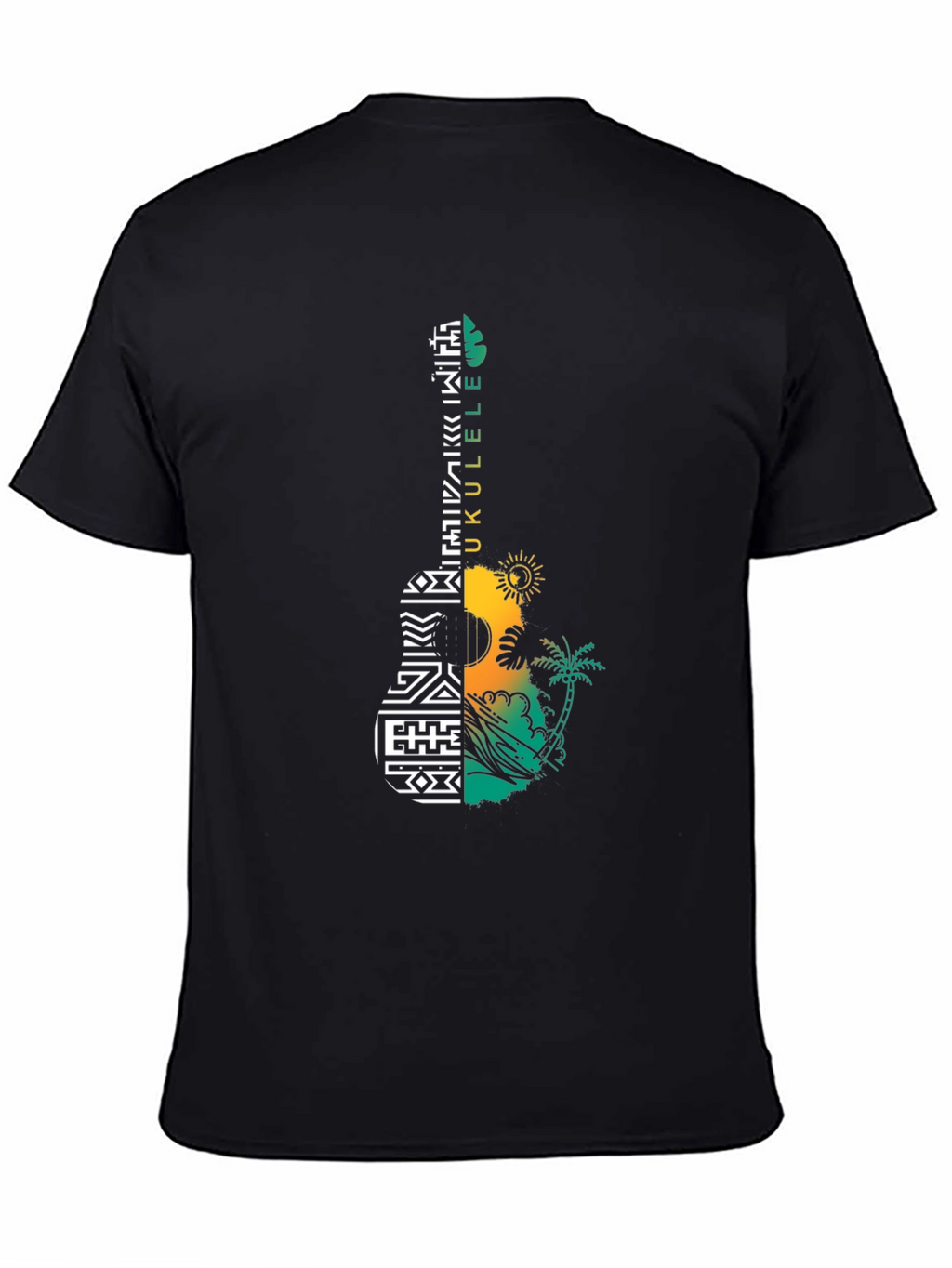 Ukulele T-Shirt - Hawaiian Style Graphic Tee