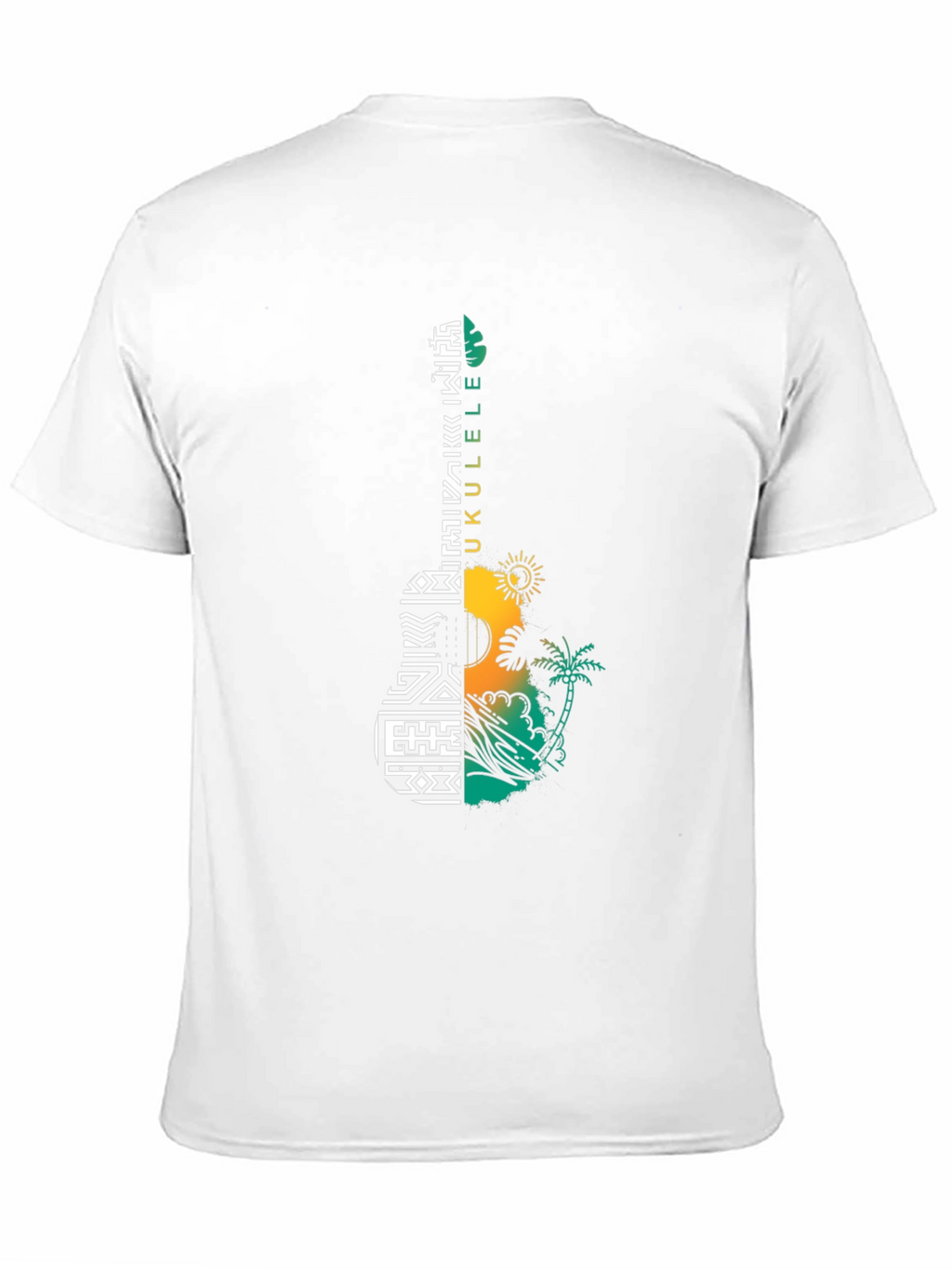 Ukulele T-Shirt - Hawaiian Style Graphic Tee