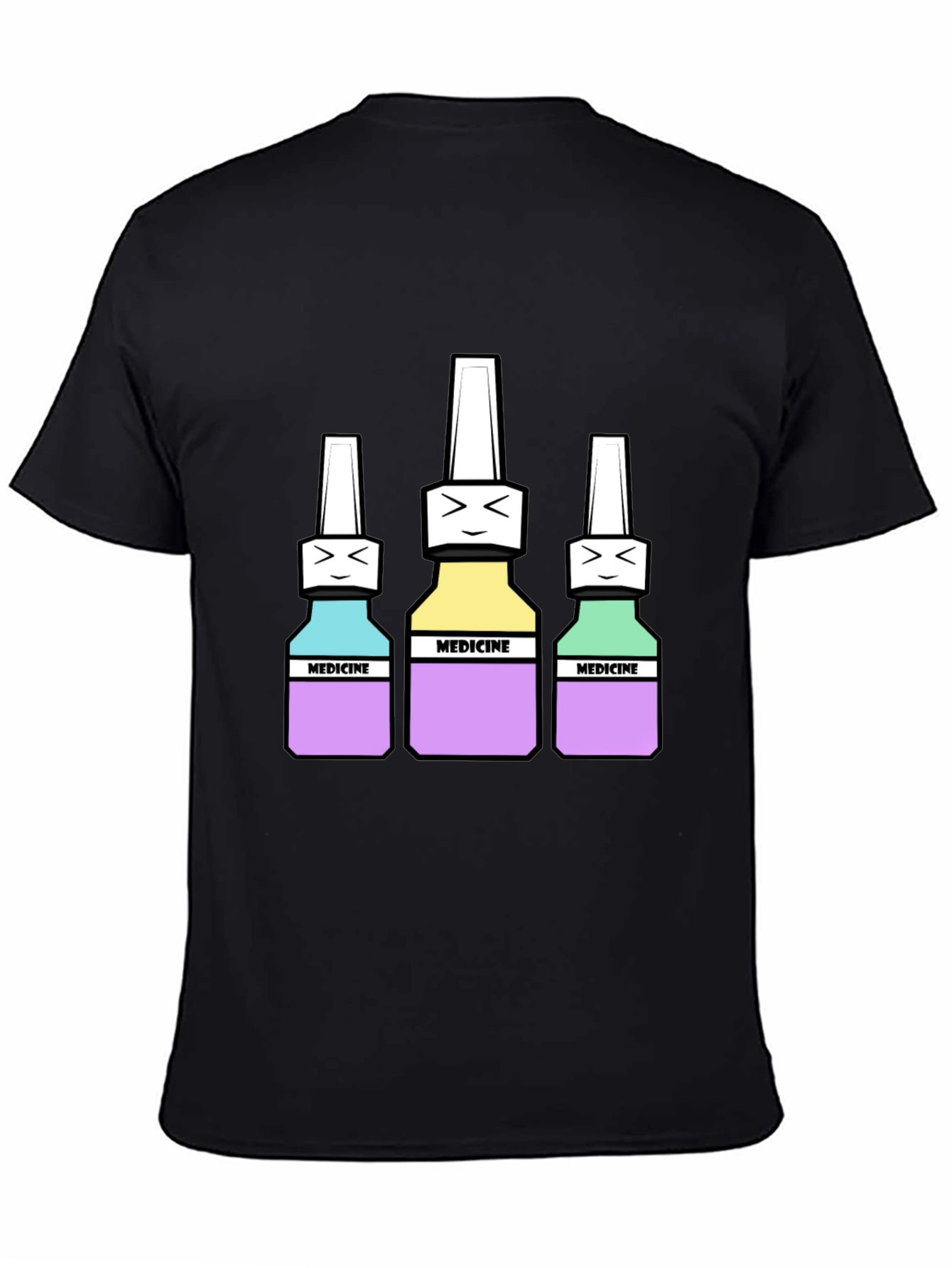 Medicine Bottles Graphic Tee - Unisex