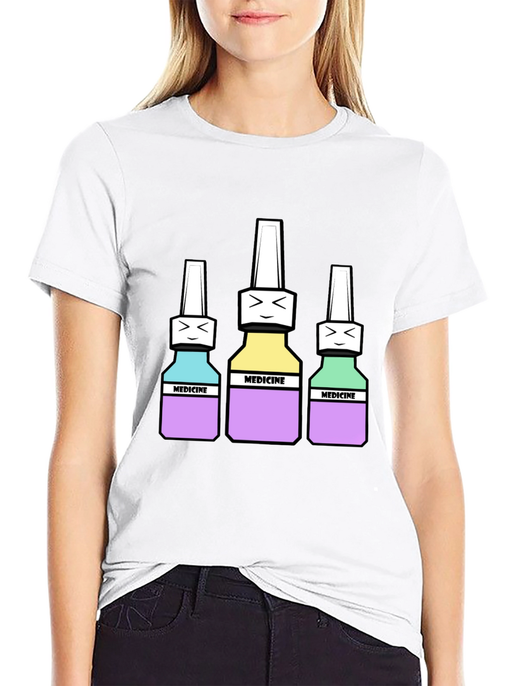 Medicine Bottles Graphic Tee - Unisex