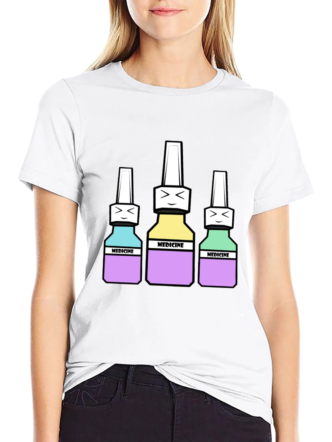 Medicine Bottles Graphic Tee - Unisex