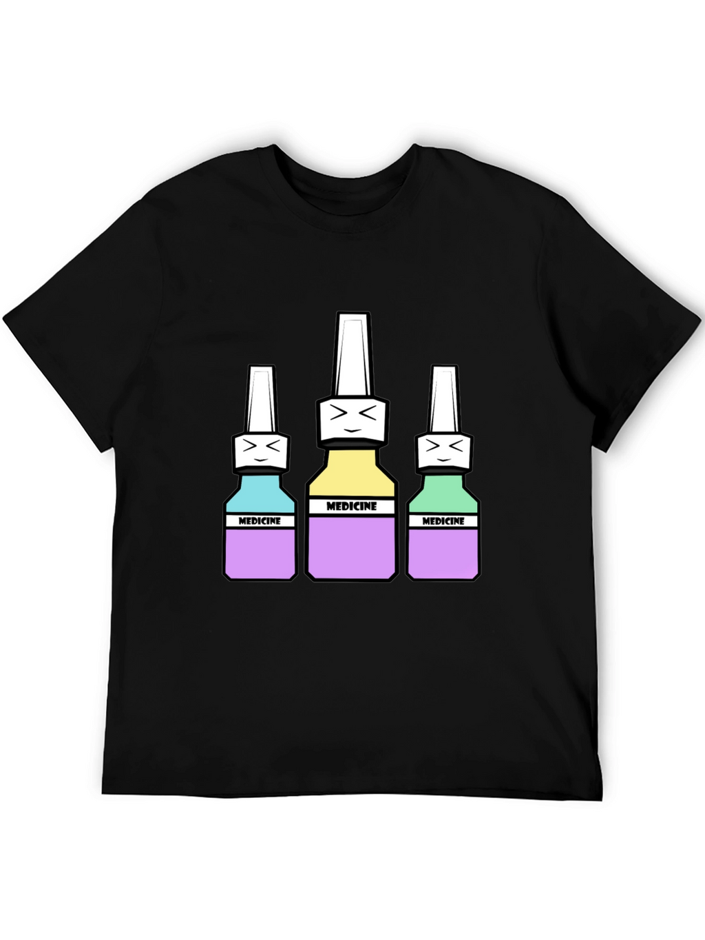 Medicine Bottles Graphic Tee - Unisex