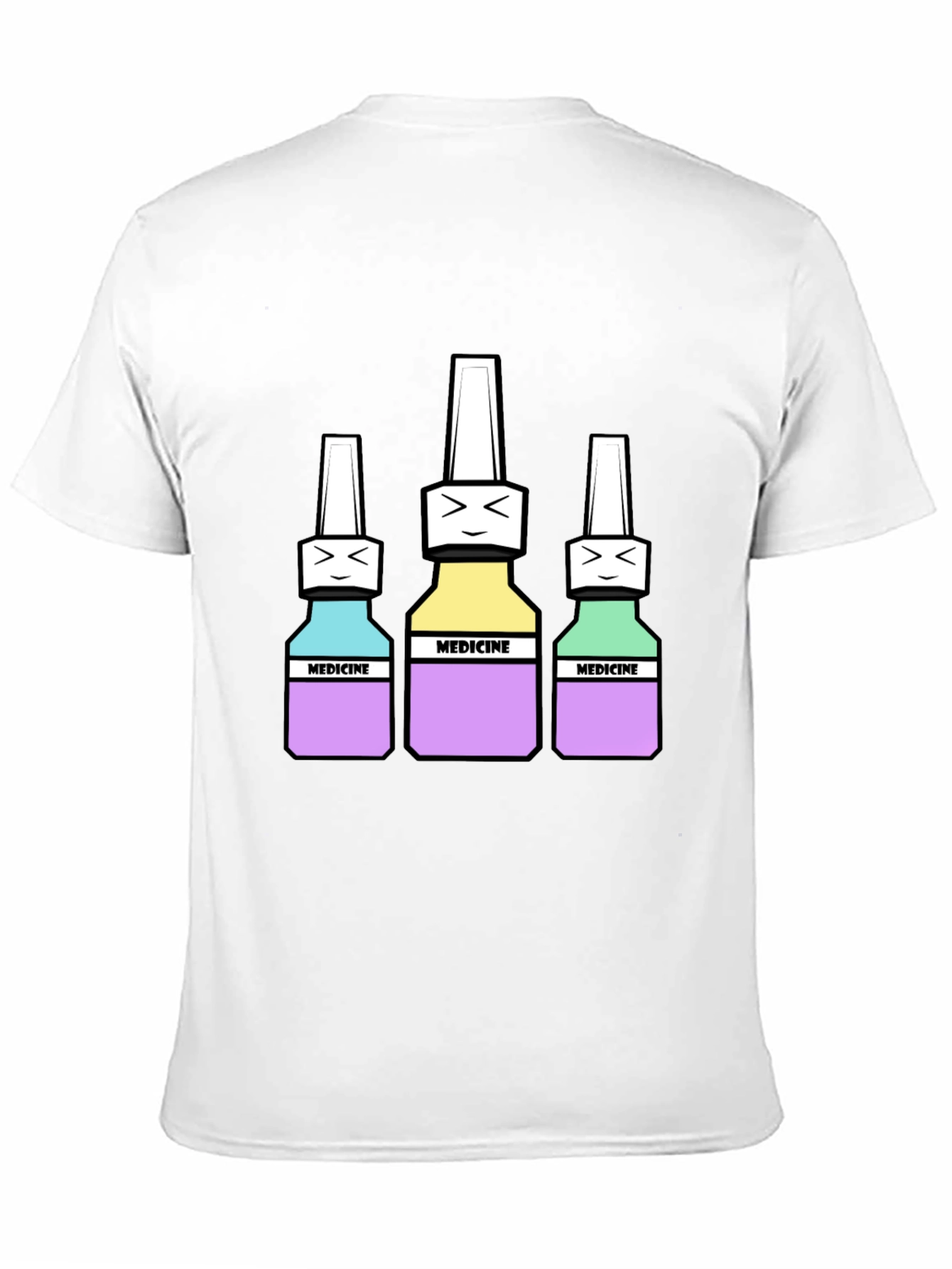 Medicine Bottles Graphic Tee - Unisex