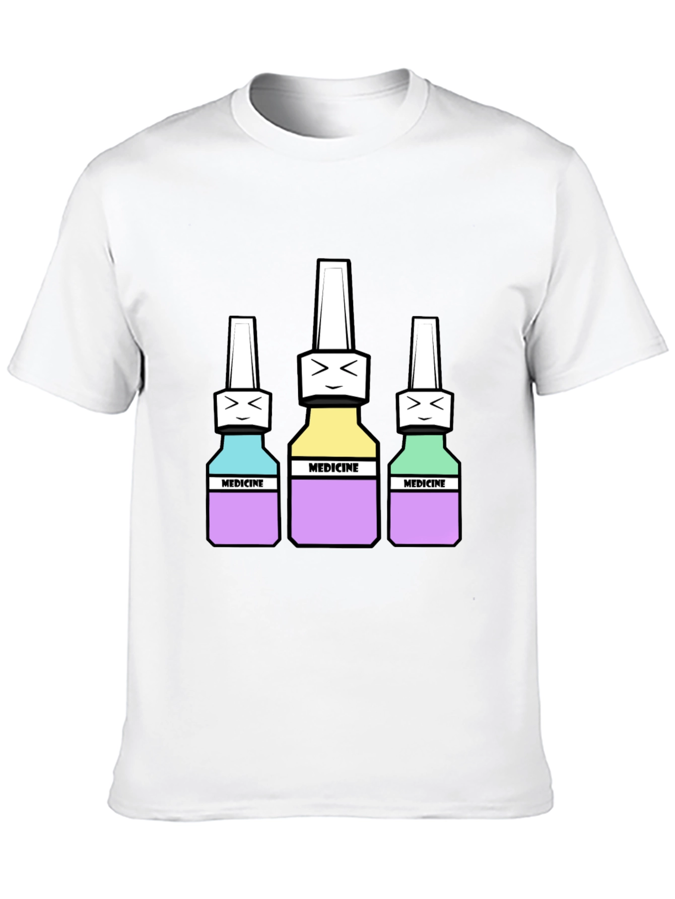 Medicine Bottles Graphic Tee - Unisex